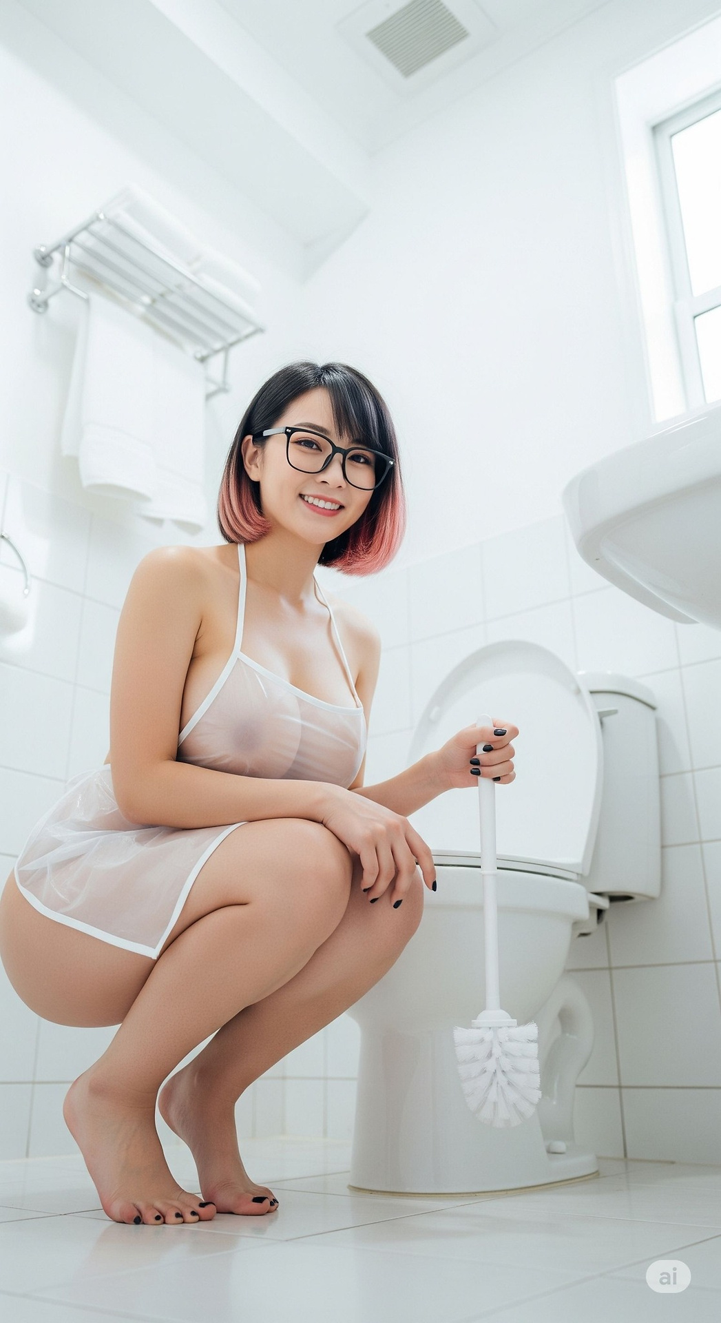 家政婦．掃廁所