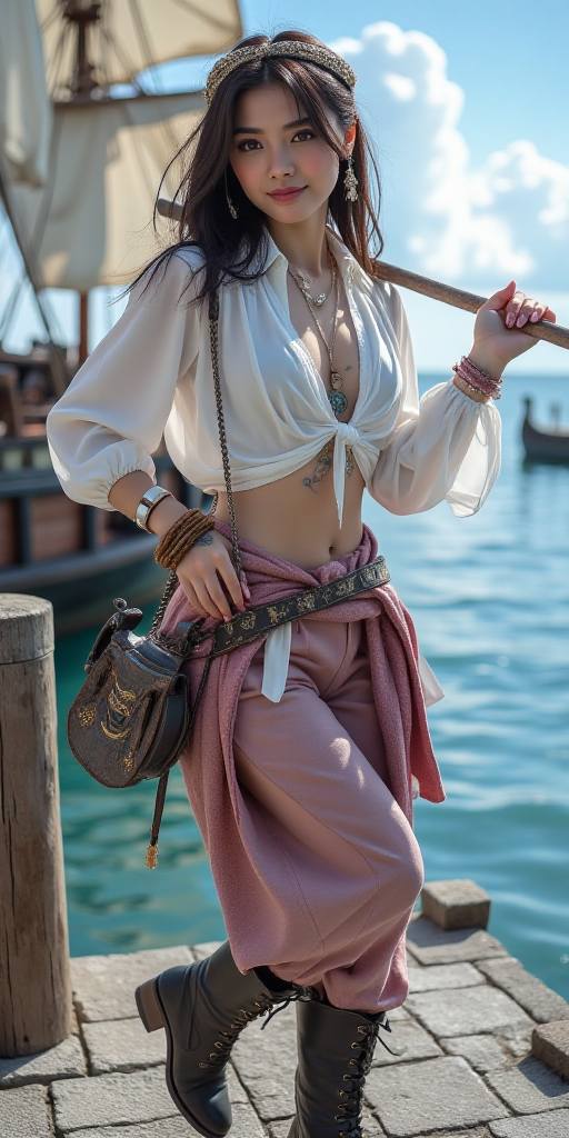 海盜妹子