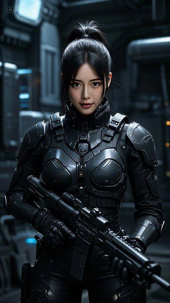 黯黑女士兵