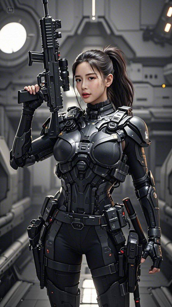 黯黑女士兵