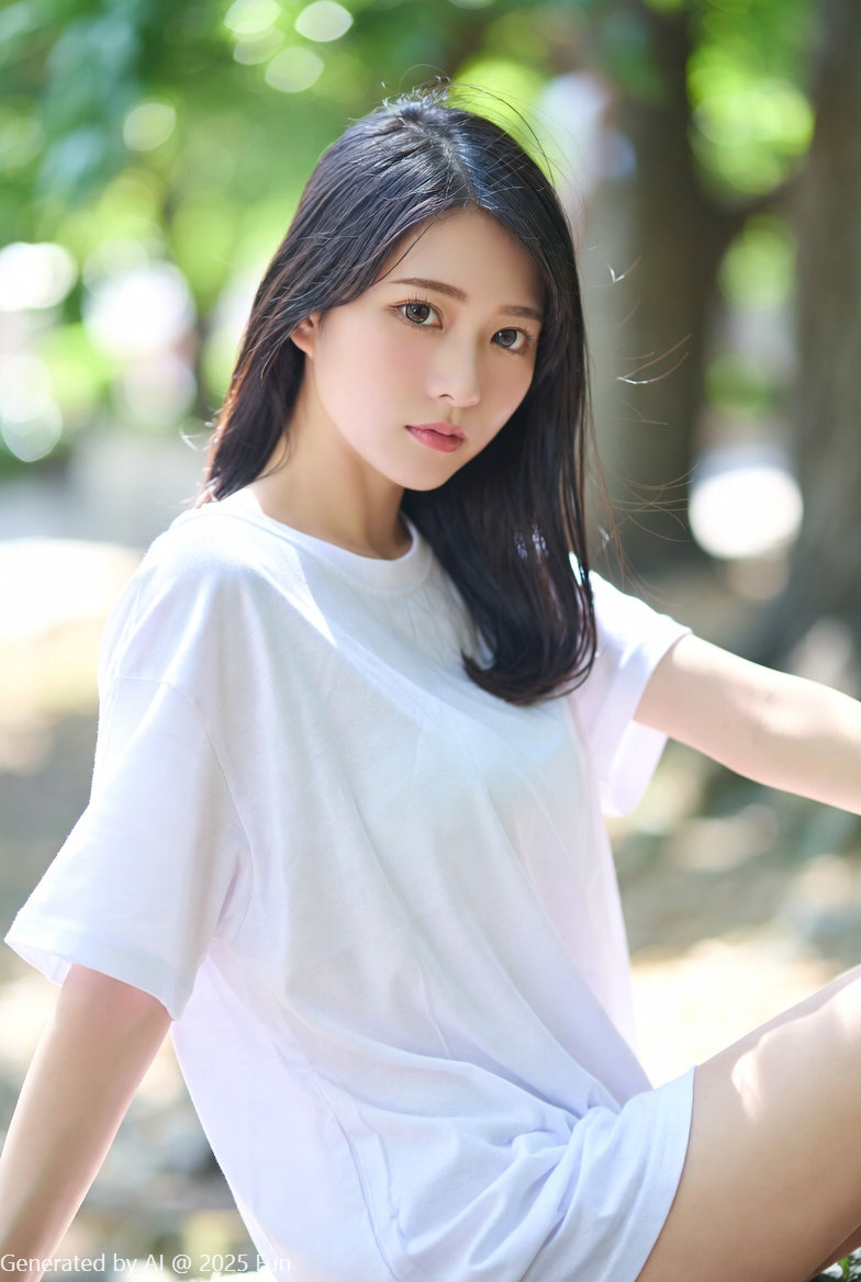 The Most Beautiful Moment # 2 White T-Sun Woman
