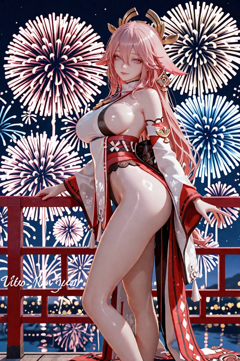 動漫美女迎接2026