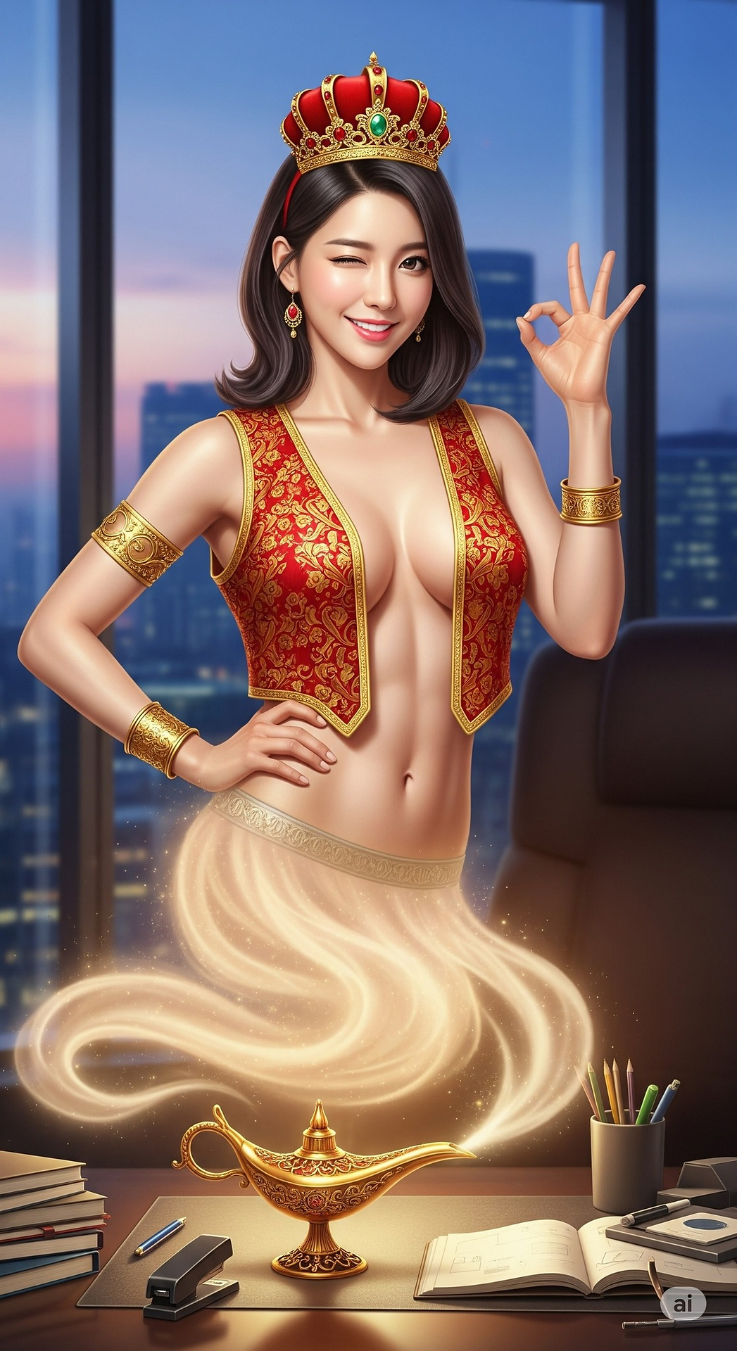 神燈美女精靈