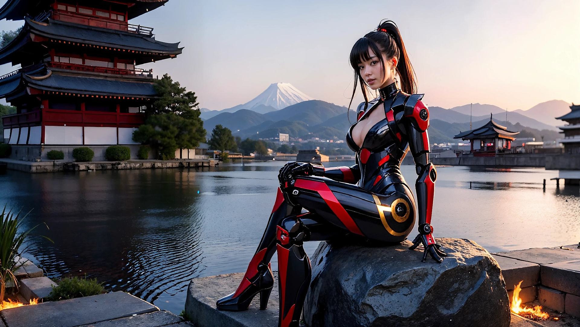 Cyberpunk Ninja Assassin