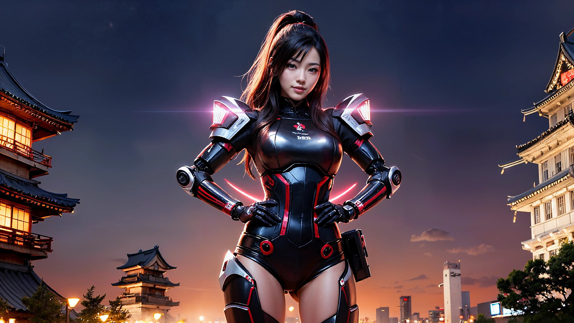 Cyberpunk Ninja Assassin