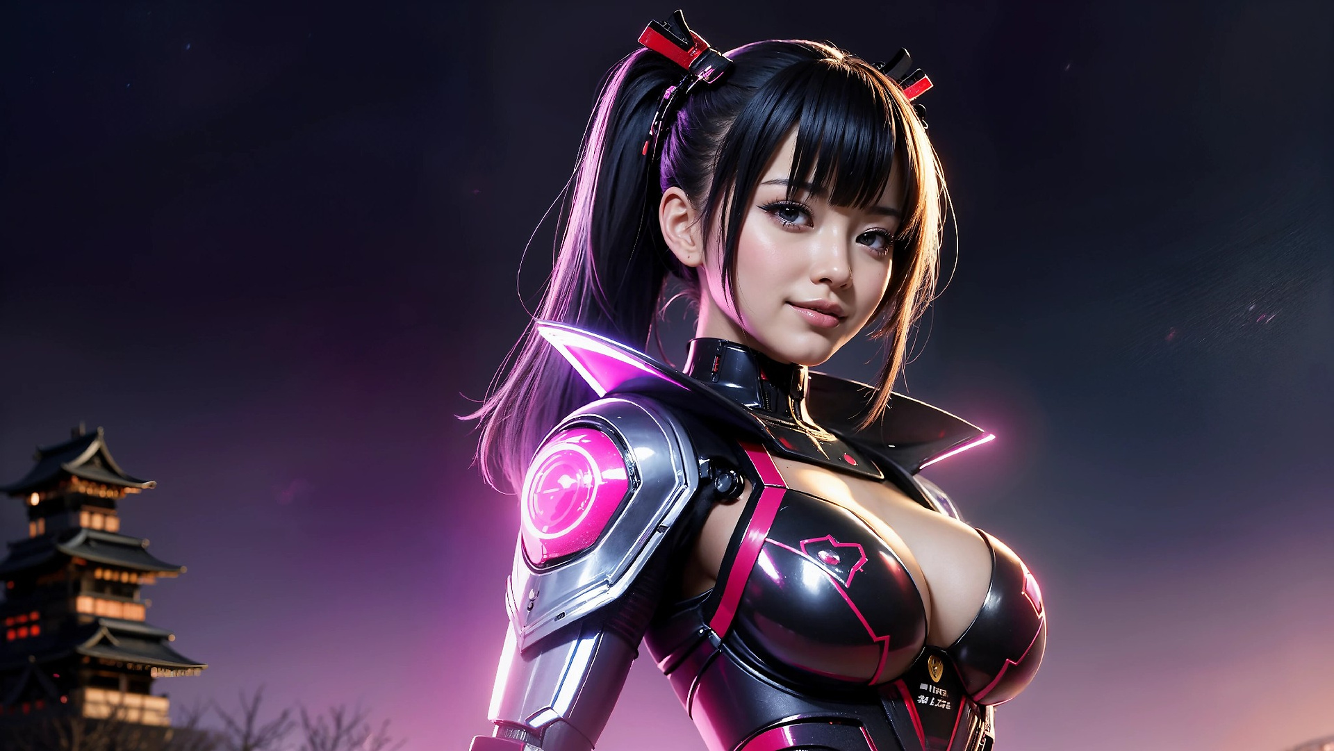 Cyberpunk Ninja Assassin
