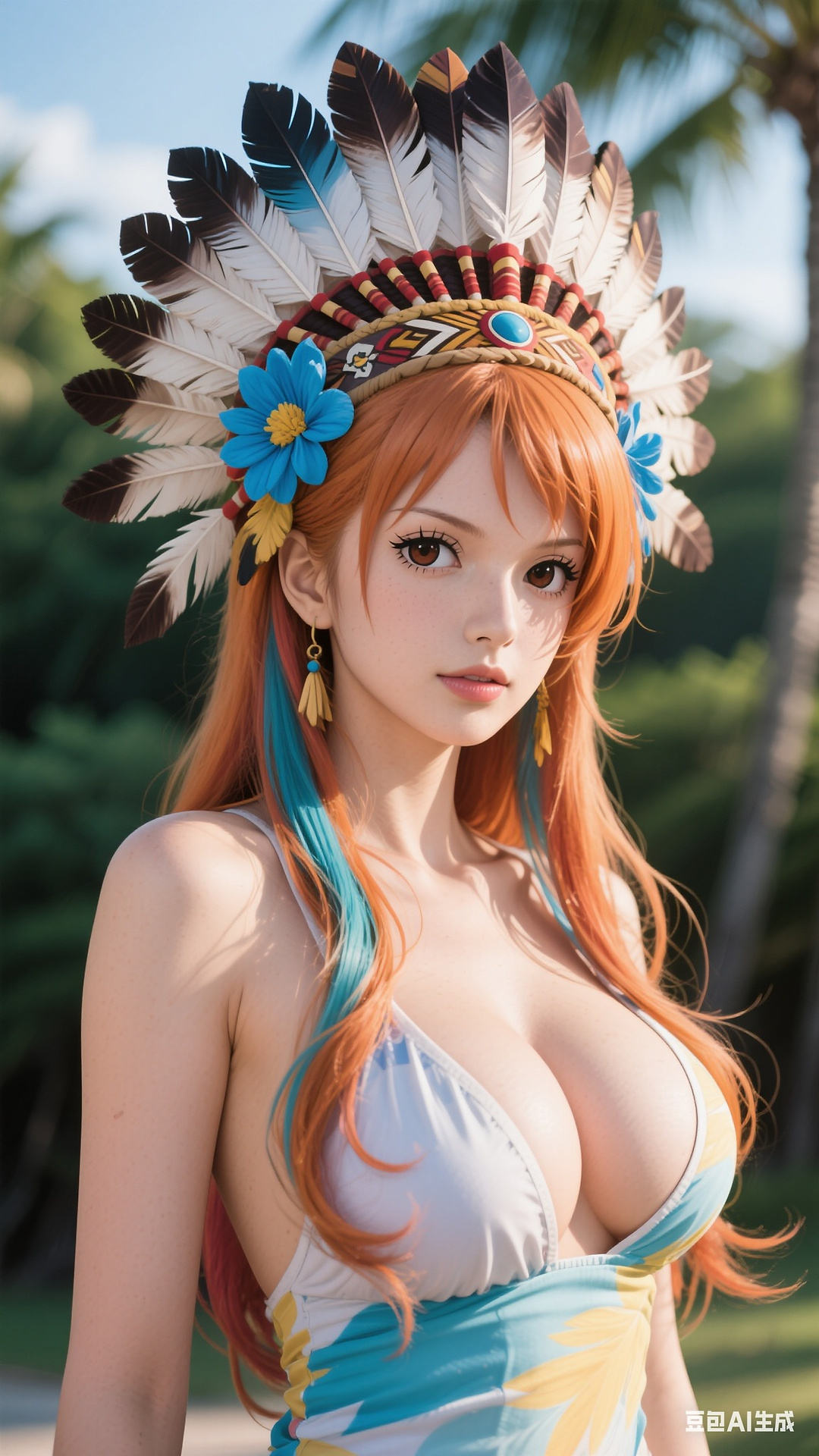 Native American Feather Headgear