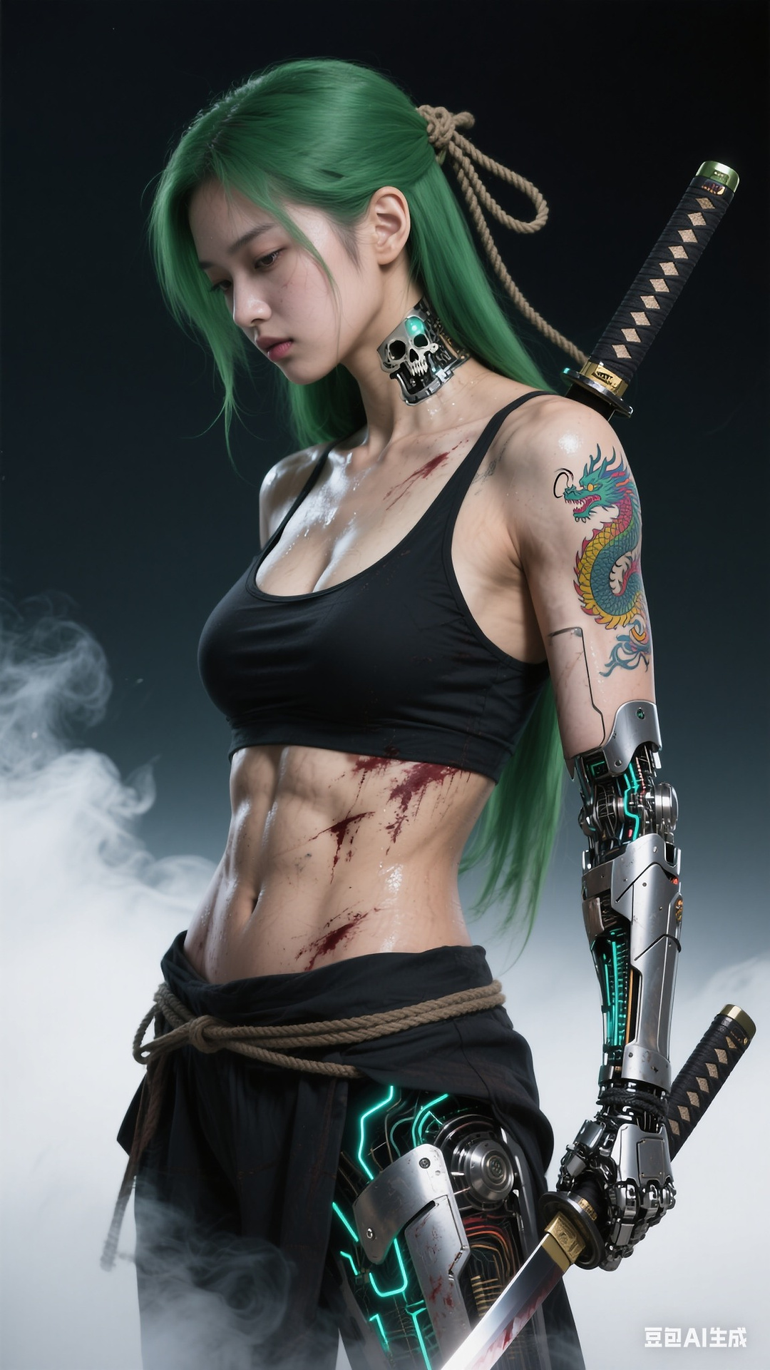 Green-haired Warrior