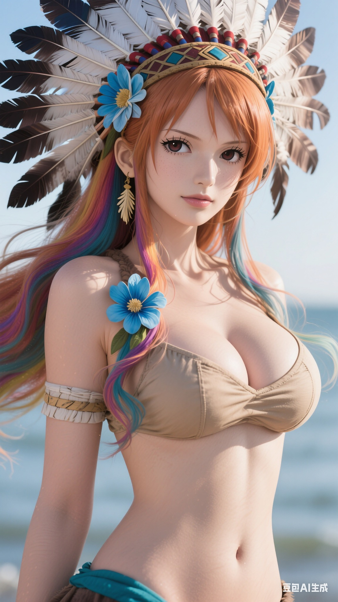Native American Feather Headgear