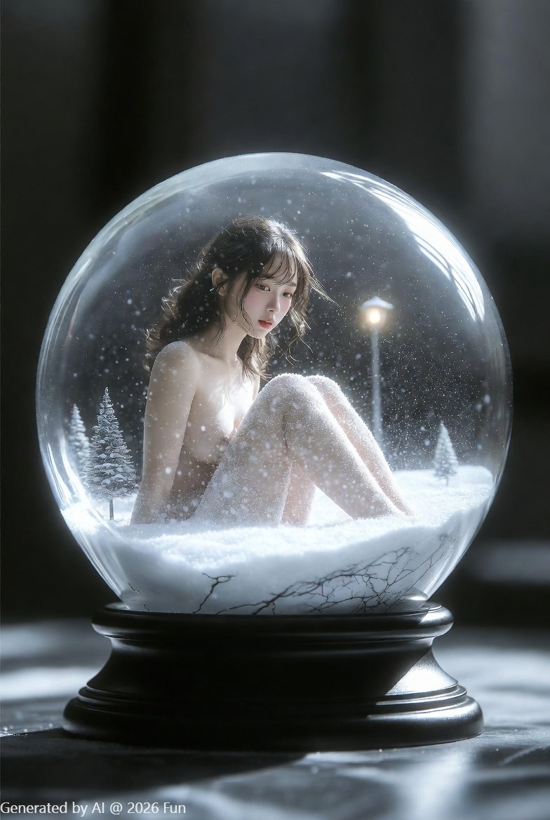 Fantasy # 32 Snowball Naked Woman