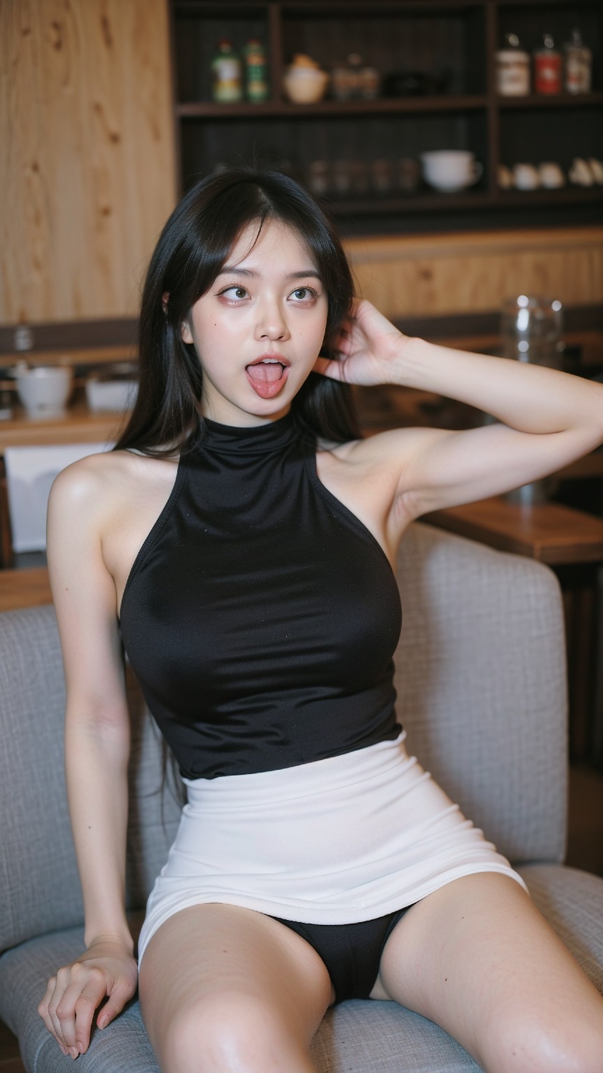 Bodycon + Dress + at + the + Café