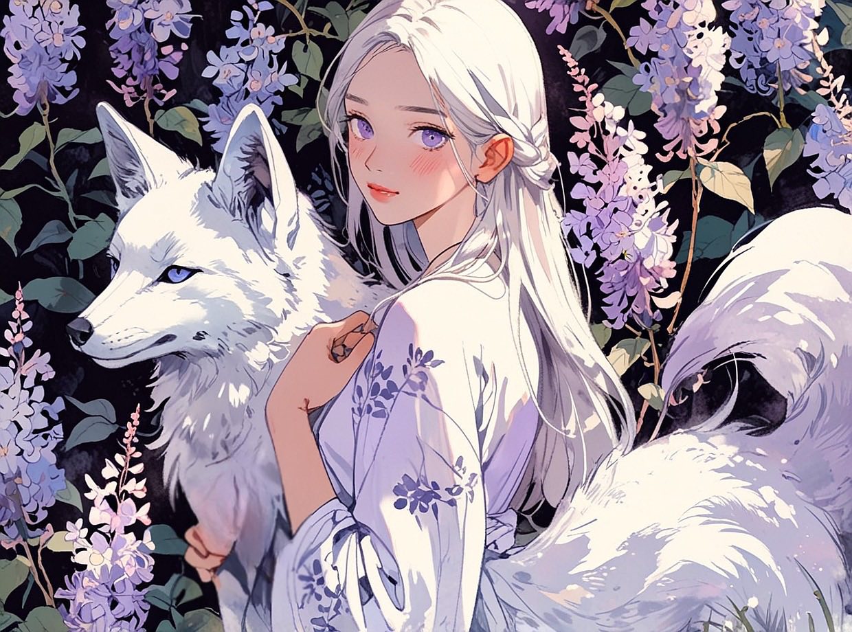 Love. Floral Series - Lilac