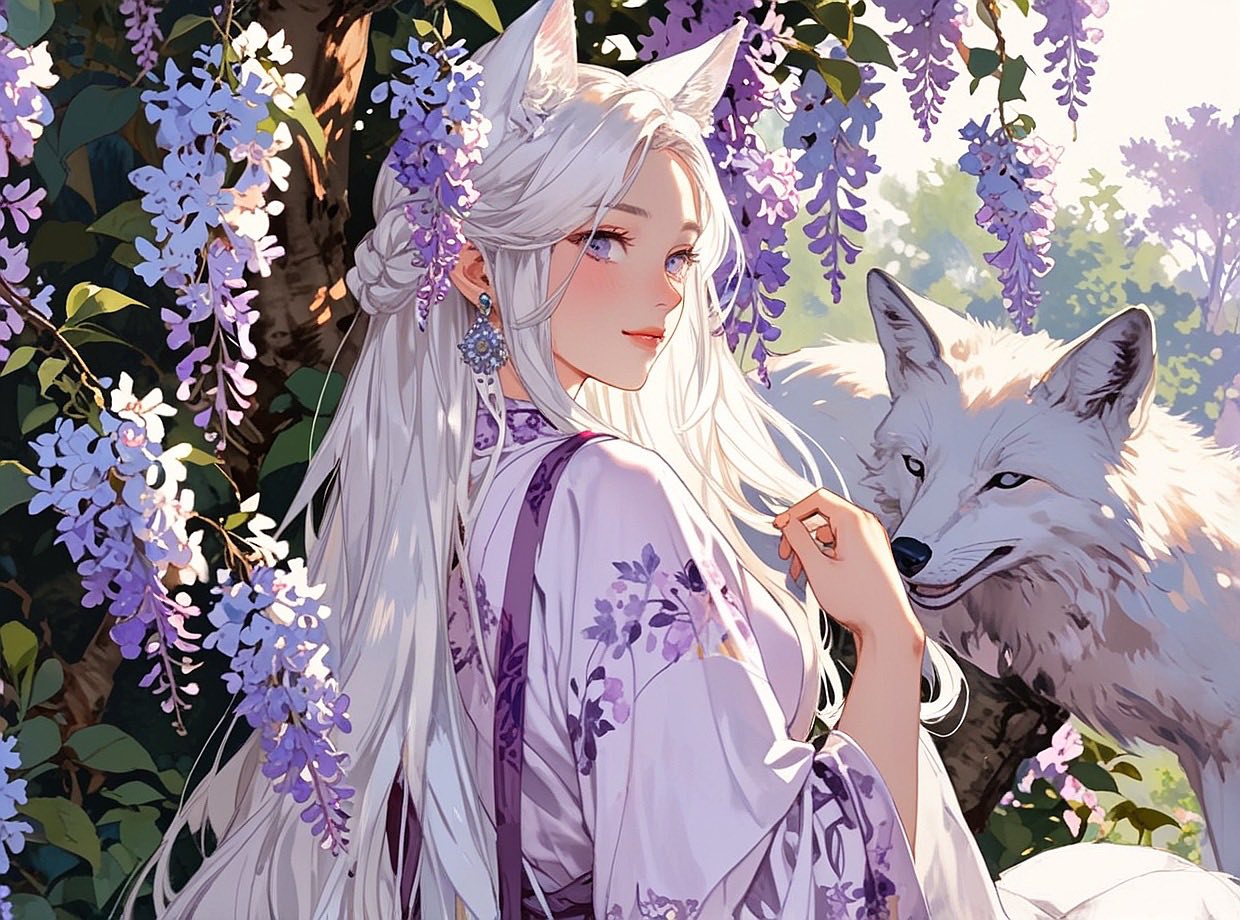 Love. Floral Series - Lilac