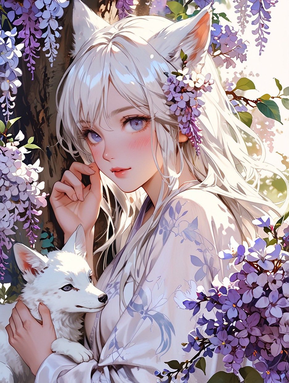 Love. Floral Series - Lilac