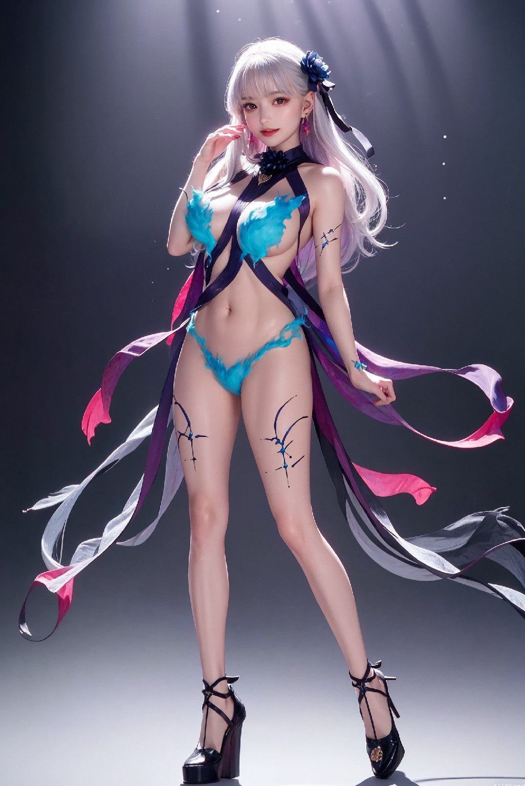 Kama-SwimsuitBlueFire2