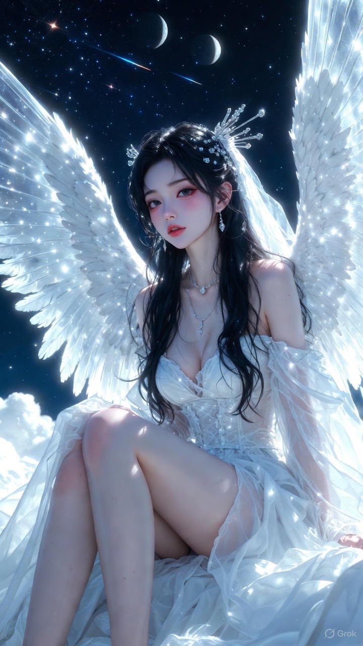 I wear moonlight clothes
