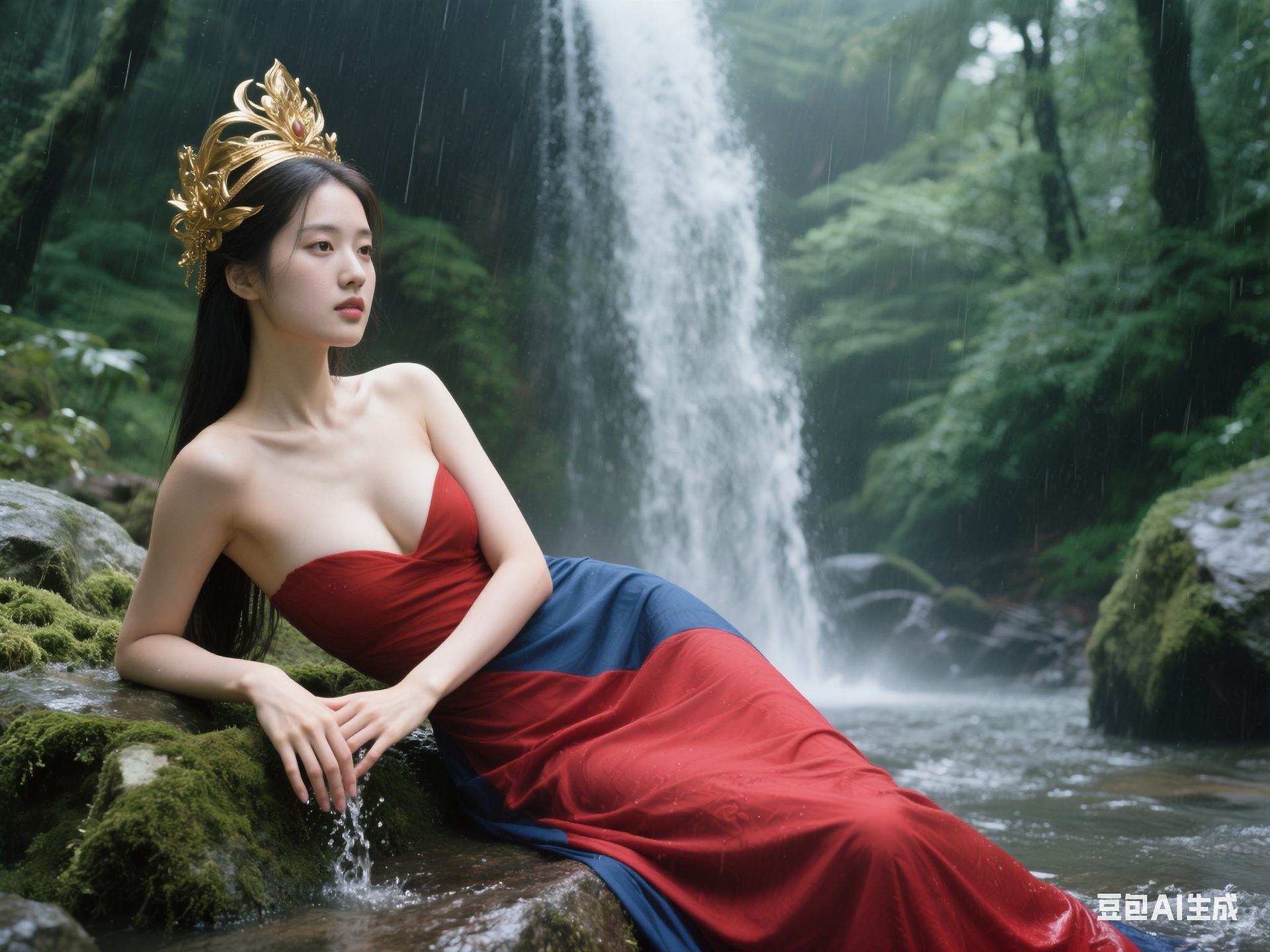 Gold Headdress Goddess
