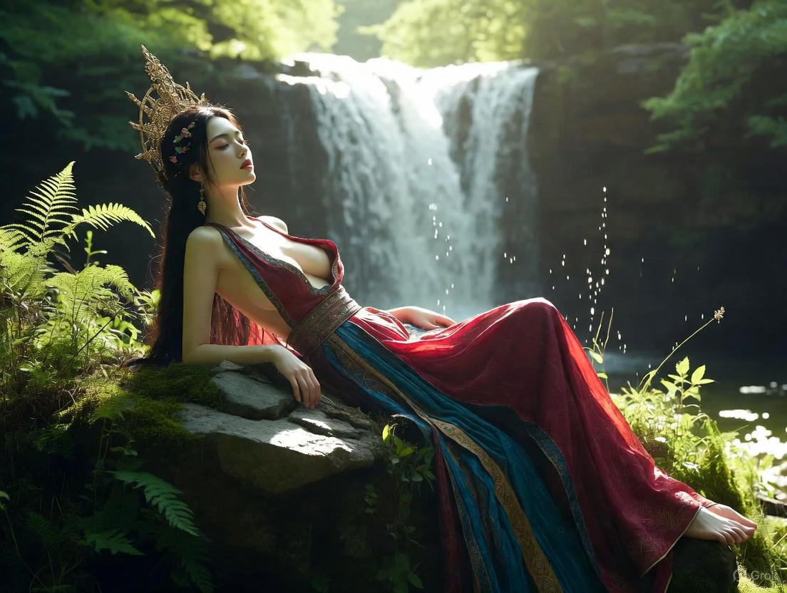 Gold Headdress Goddess