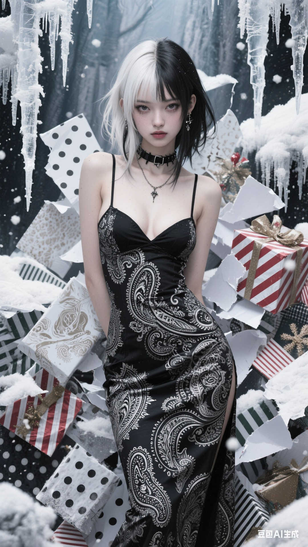 Winter themed wrapping paper