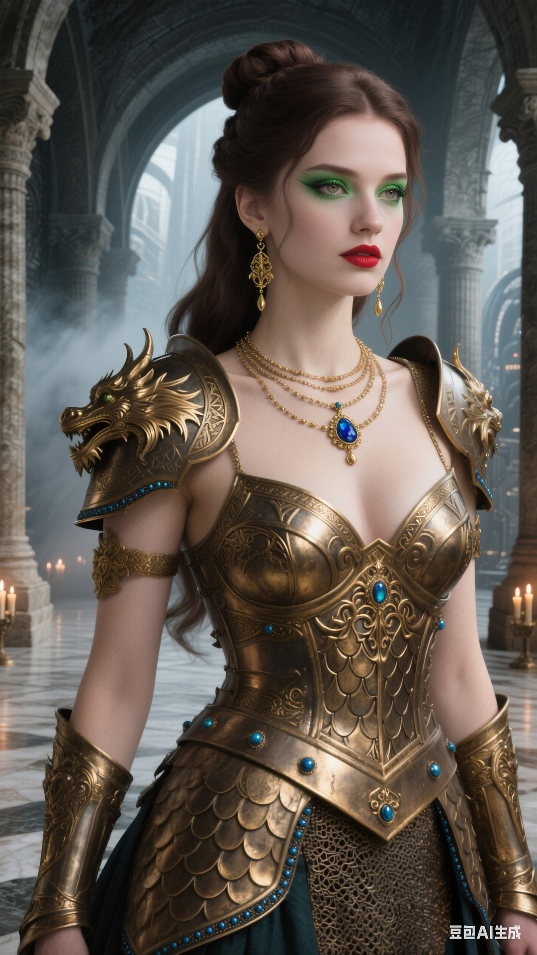 Gilded Bronze Metal Cuirass