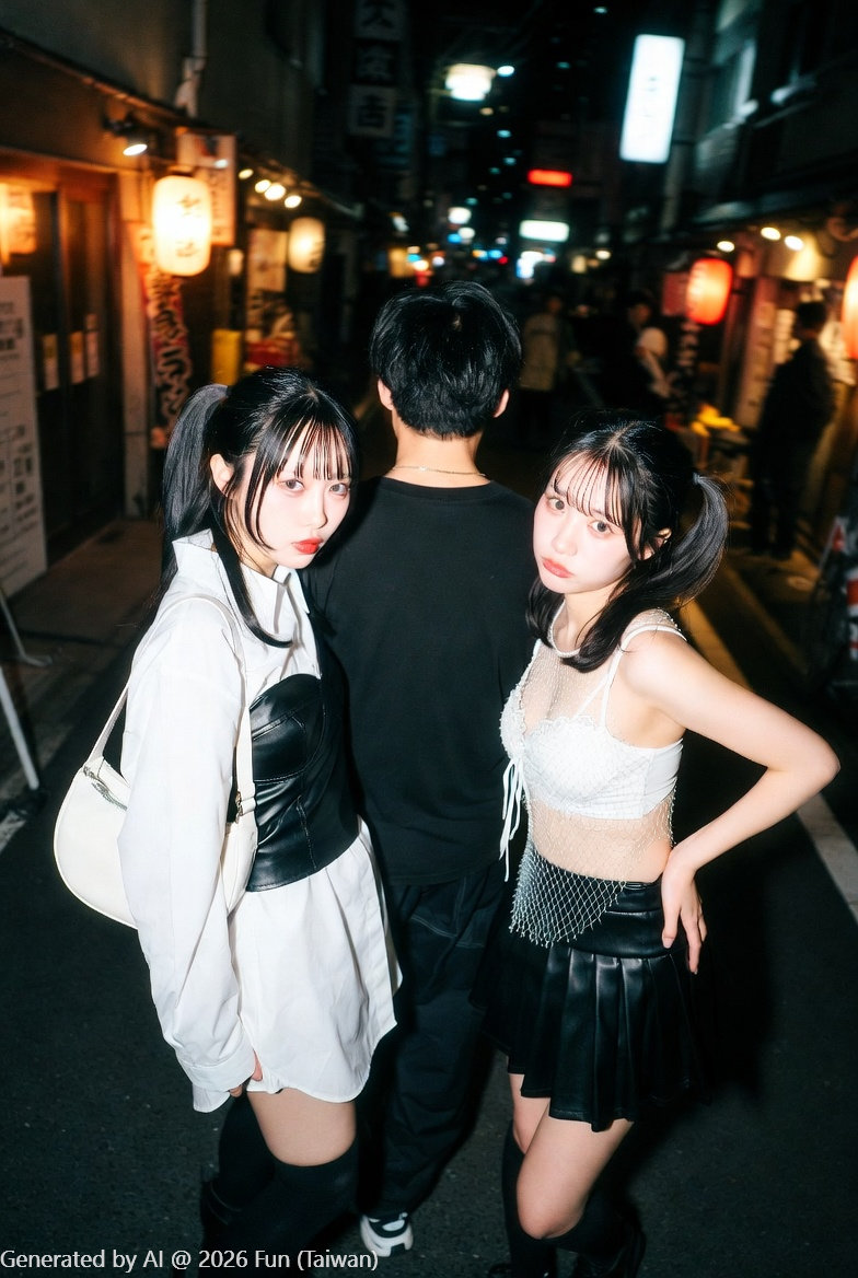 Taiwanese Milk Troupe # 11 meets two Taiwanese girls at a bar
