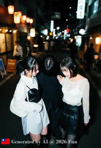 Taiwanese Milk Troupe # 11 meets two Taiwanese girls at a bar