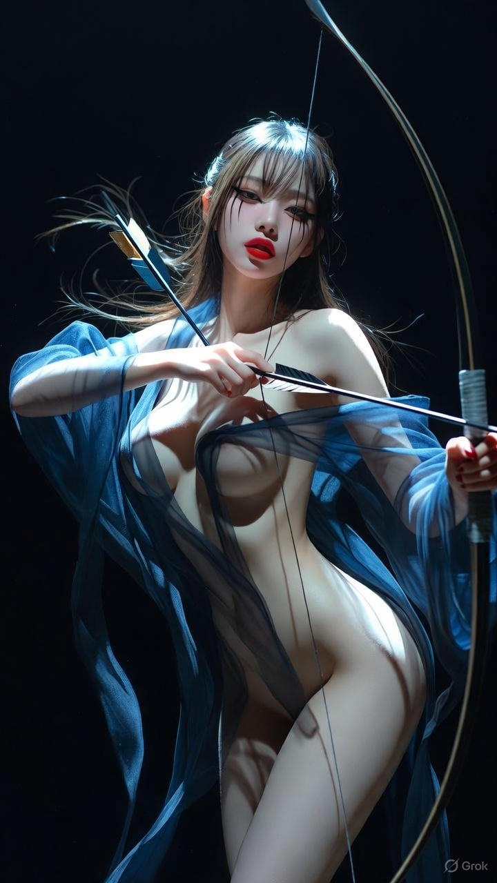 Deep Indigo Monk Robe