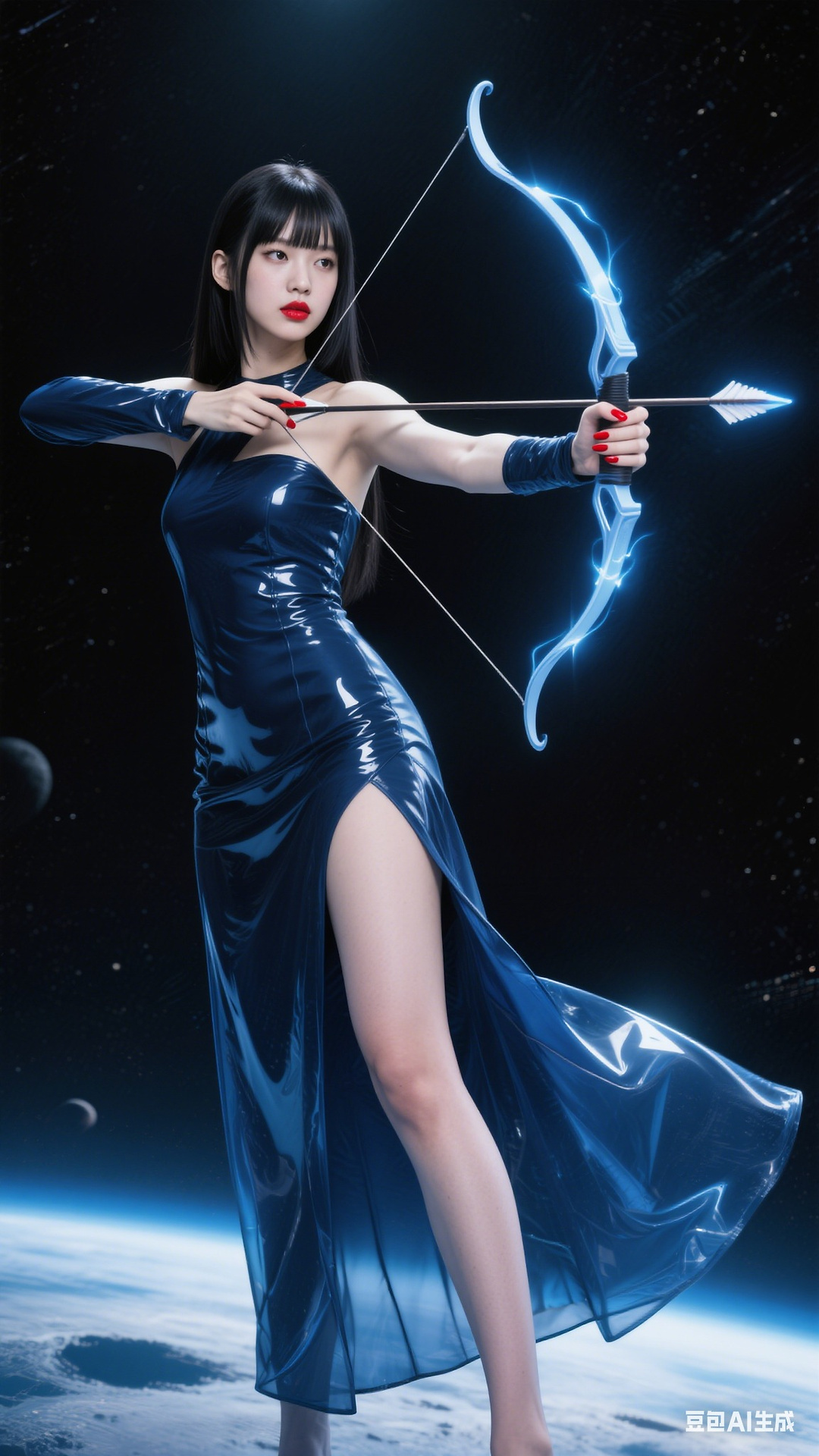 Deep Indigo Monk Robe