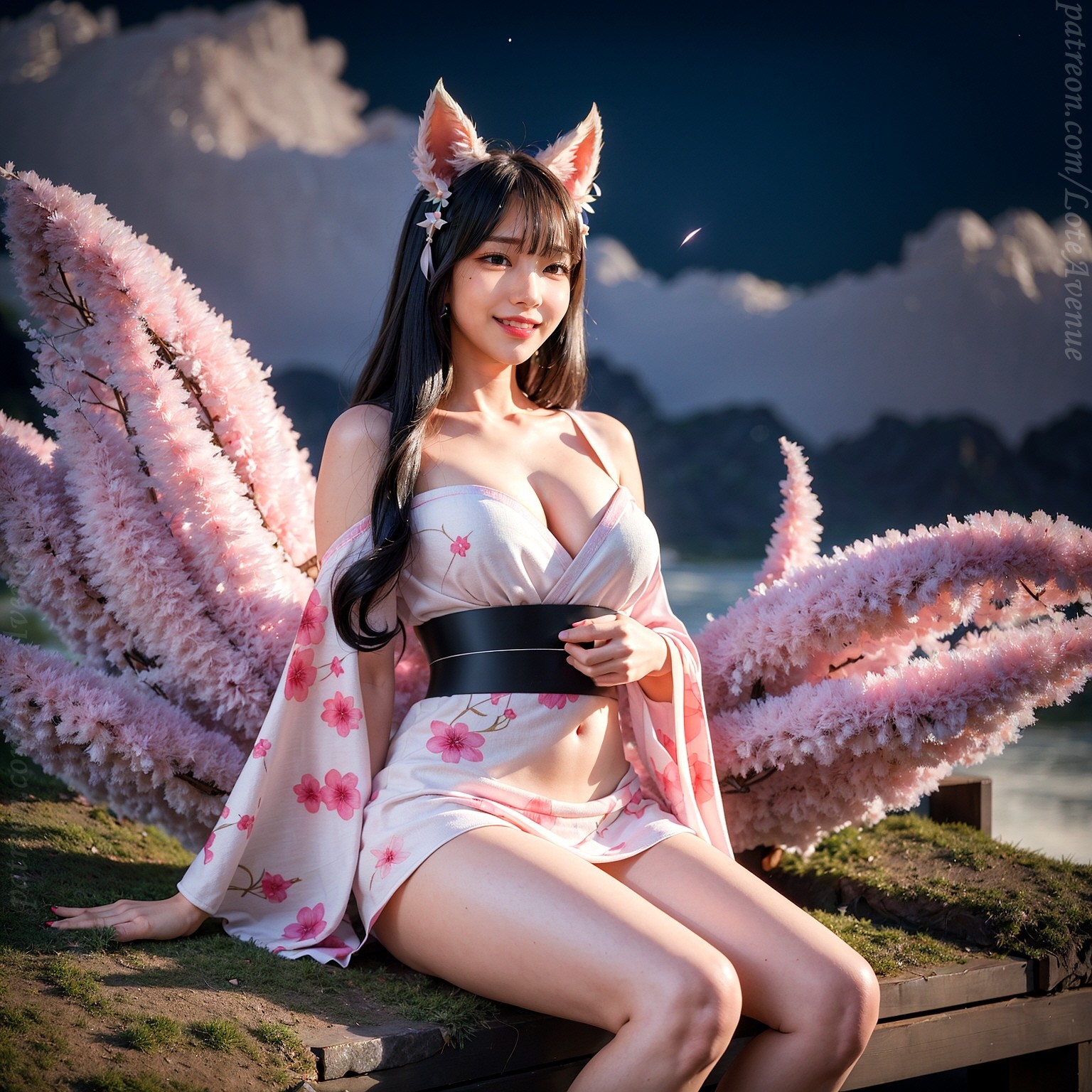 Xhosa. Nine-Tailed Fox Cosplay