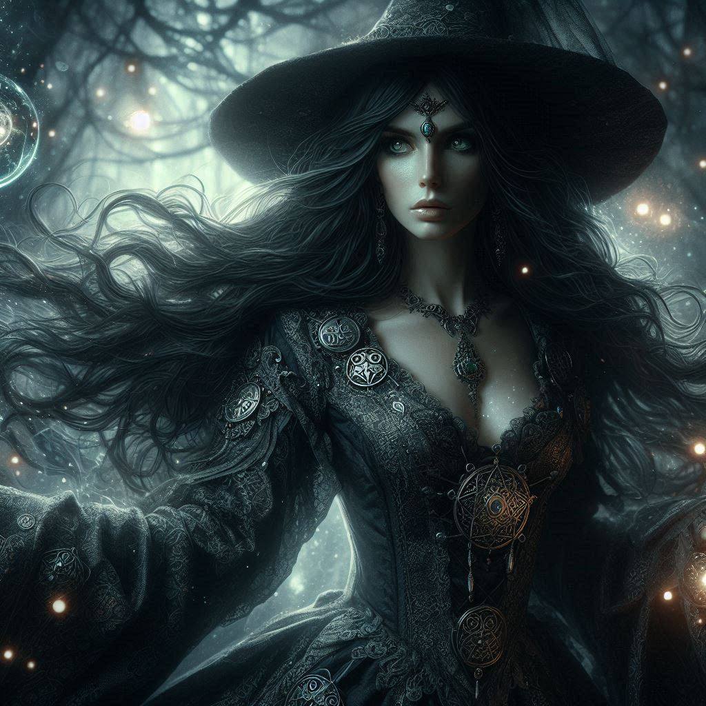 Fantasy x Beautiful Witch x Darkness