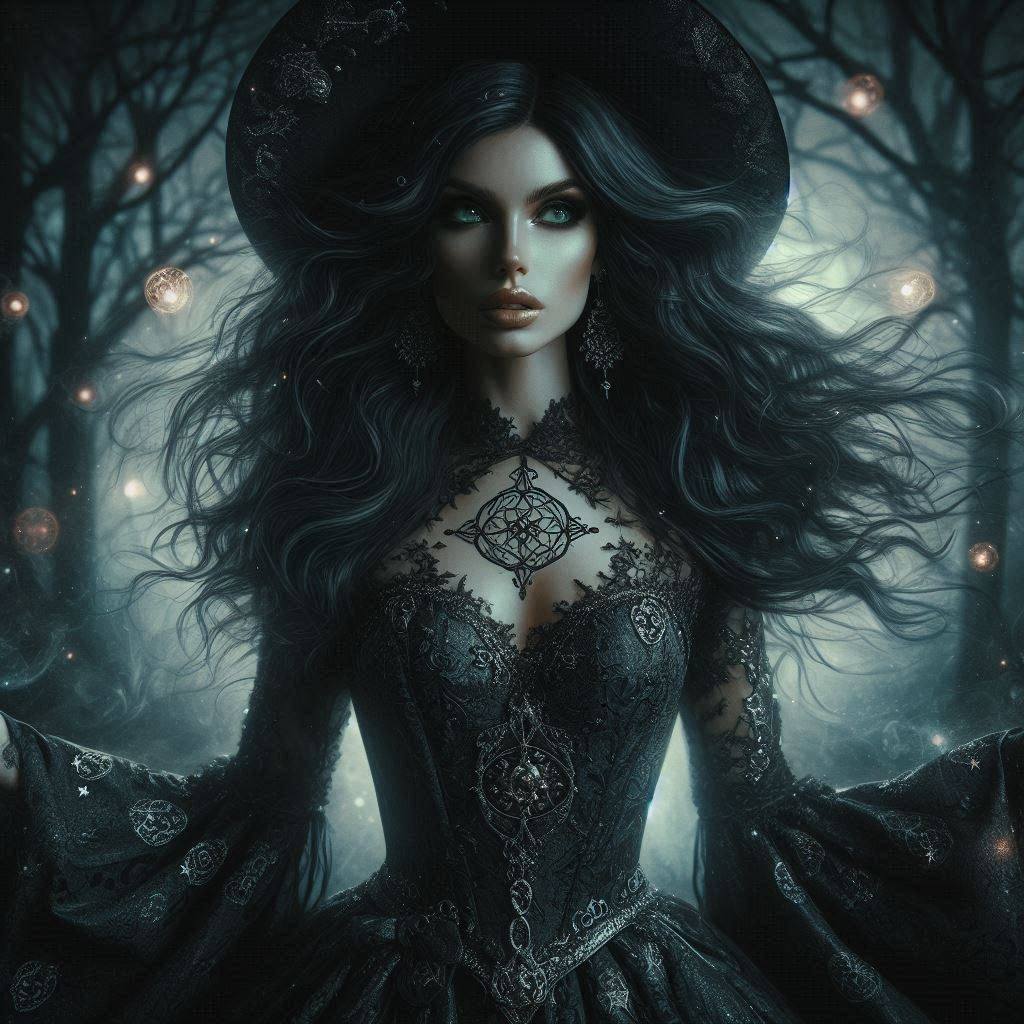 Fantasy x Beautiful Witch x Darkness
