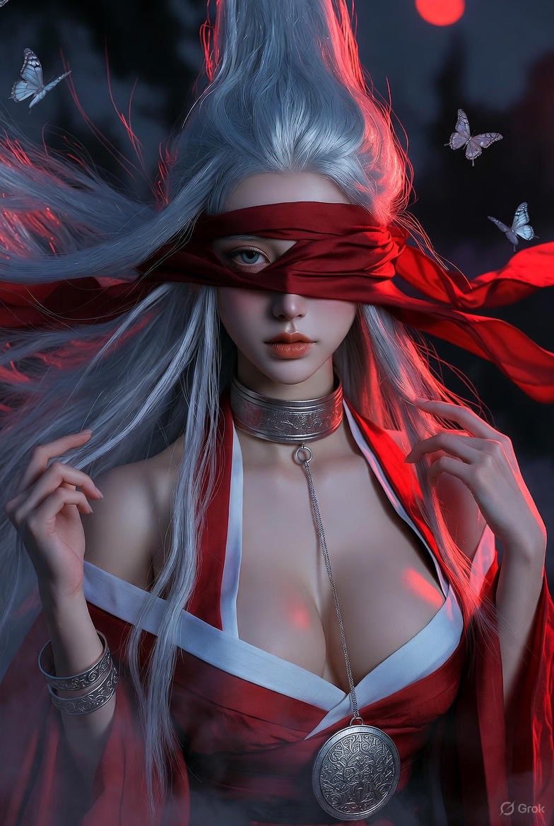 Luo Yihe fluttering. Light hem with the wind