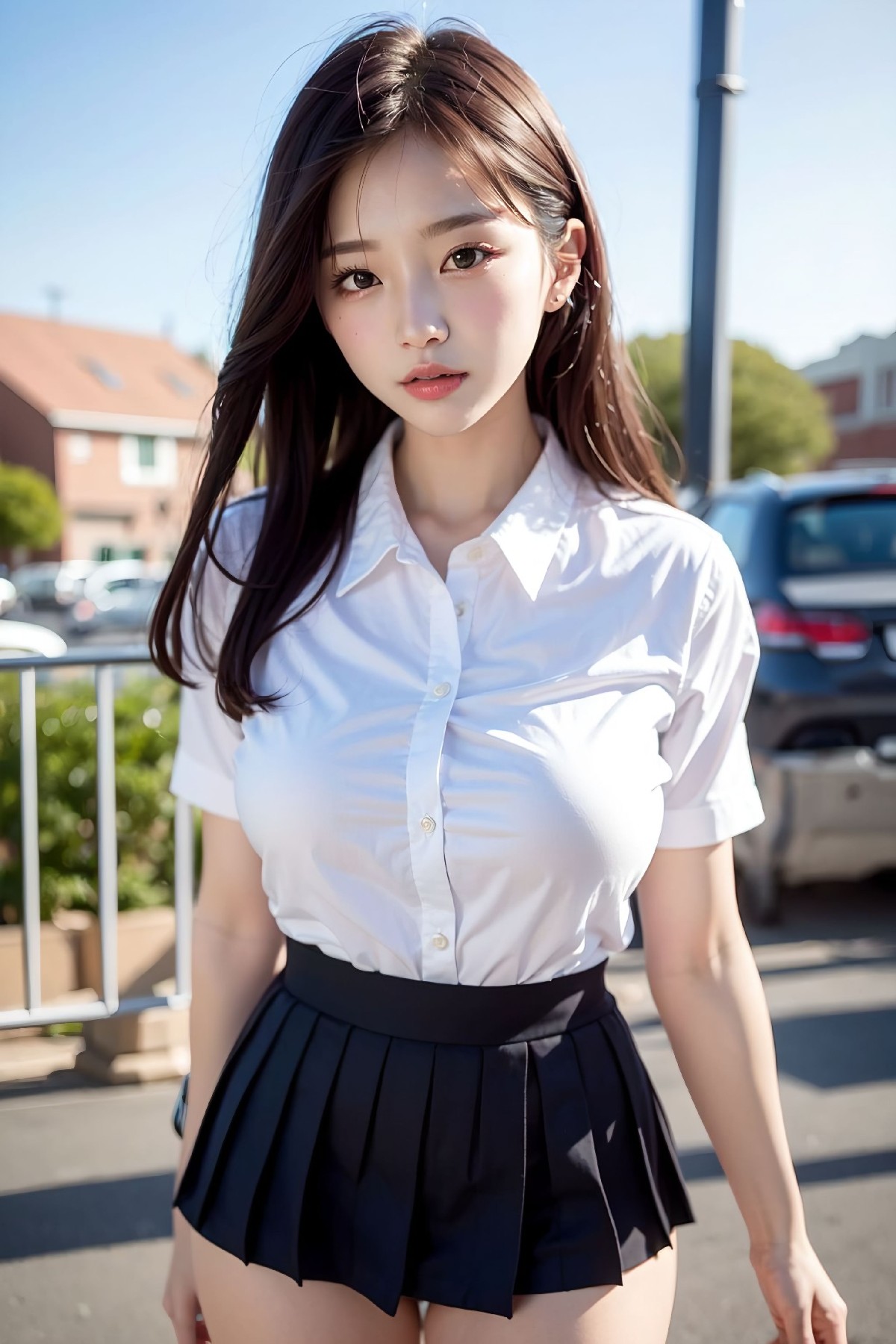 Female high school student