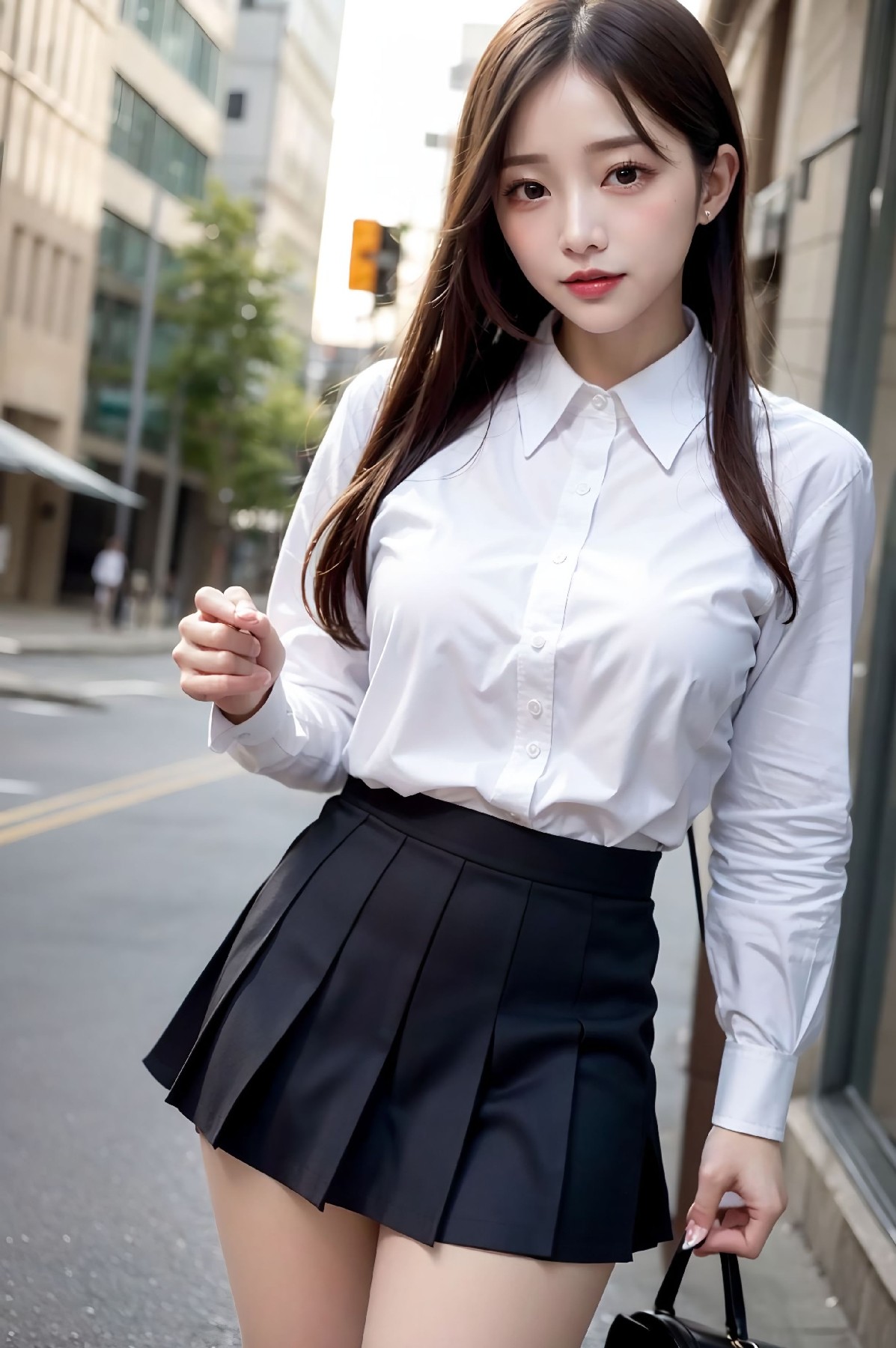 Female high school student