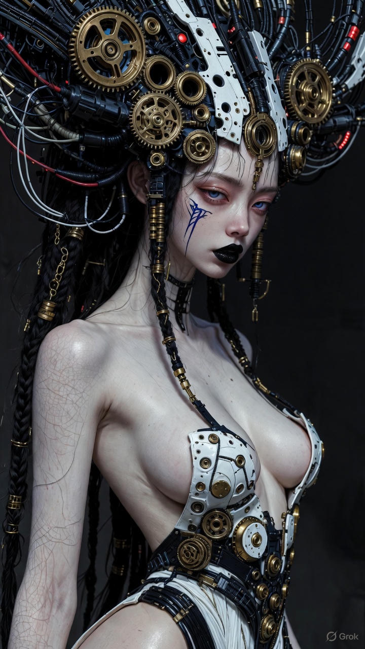 Dystopian Goth Maiden