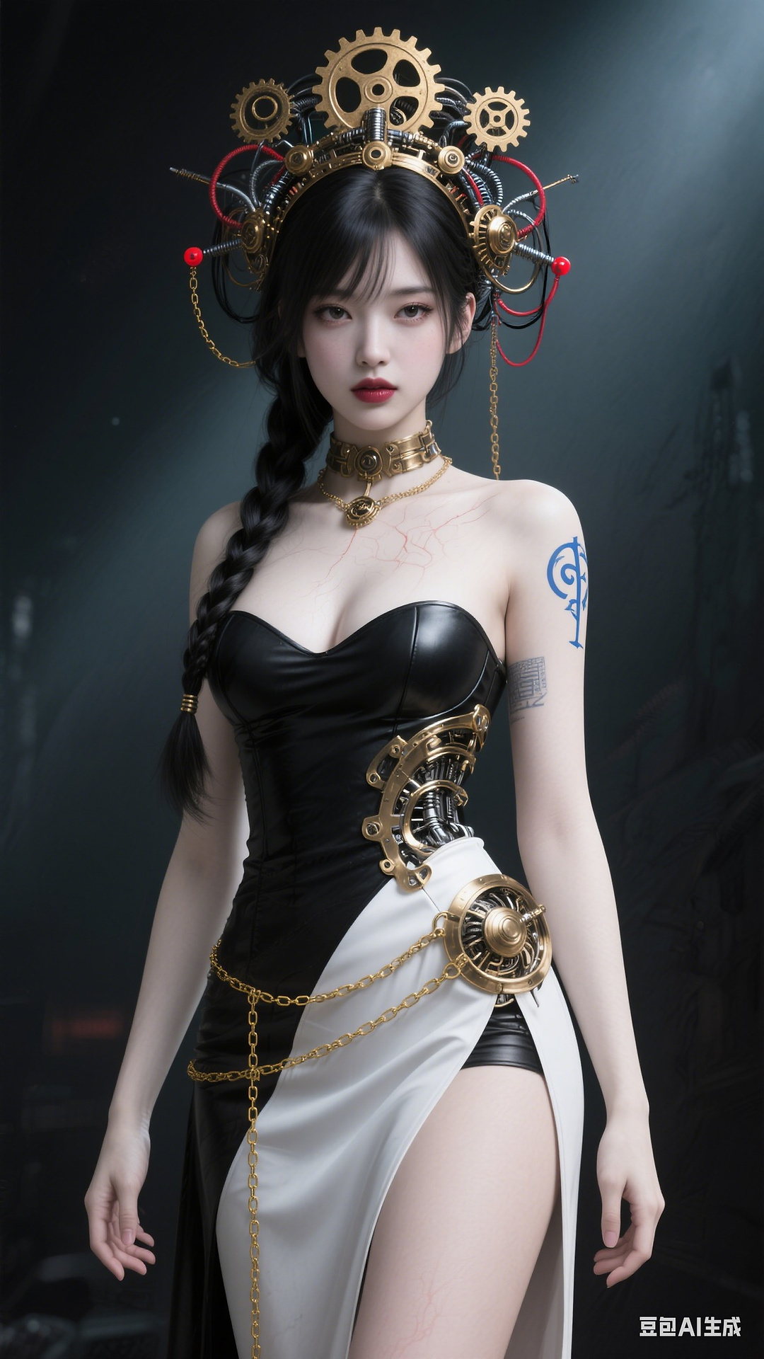 Dystopian Goth Maiden