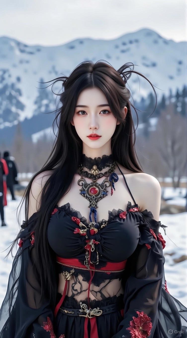 Cold and noble, like a newly melted snowflake