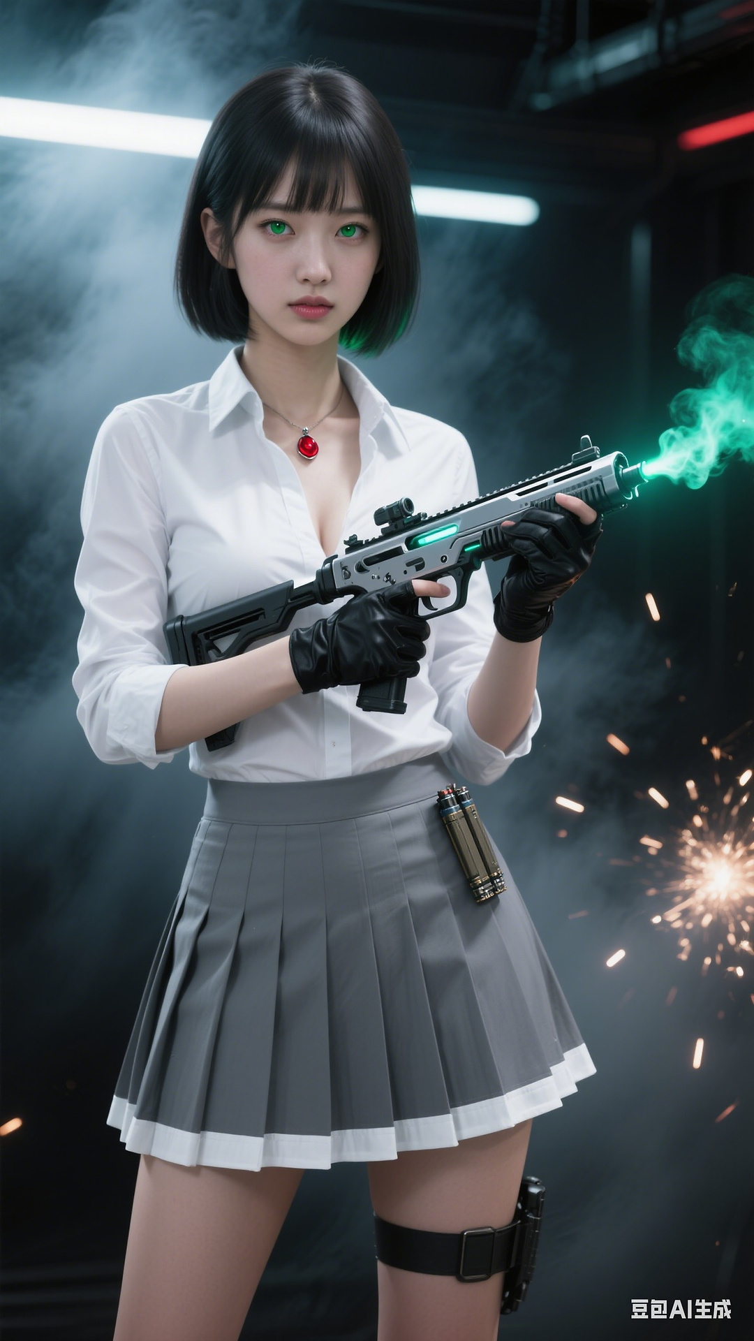 Girl with a gun