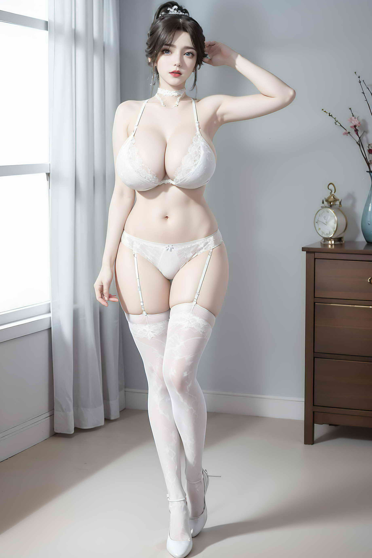 Fairy - Zhou Zihong white silk