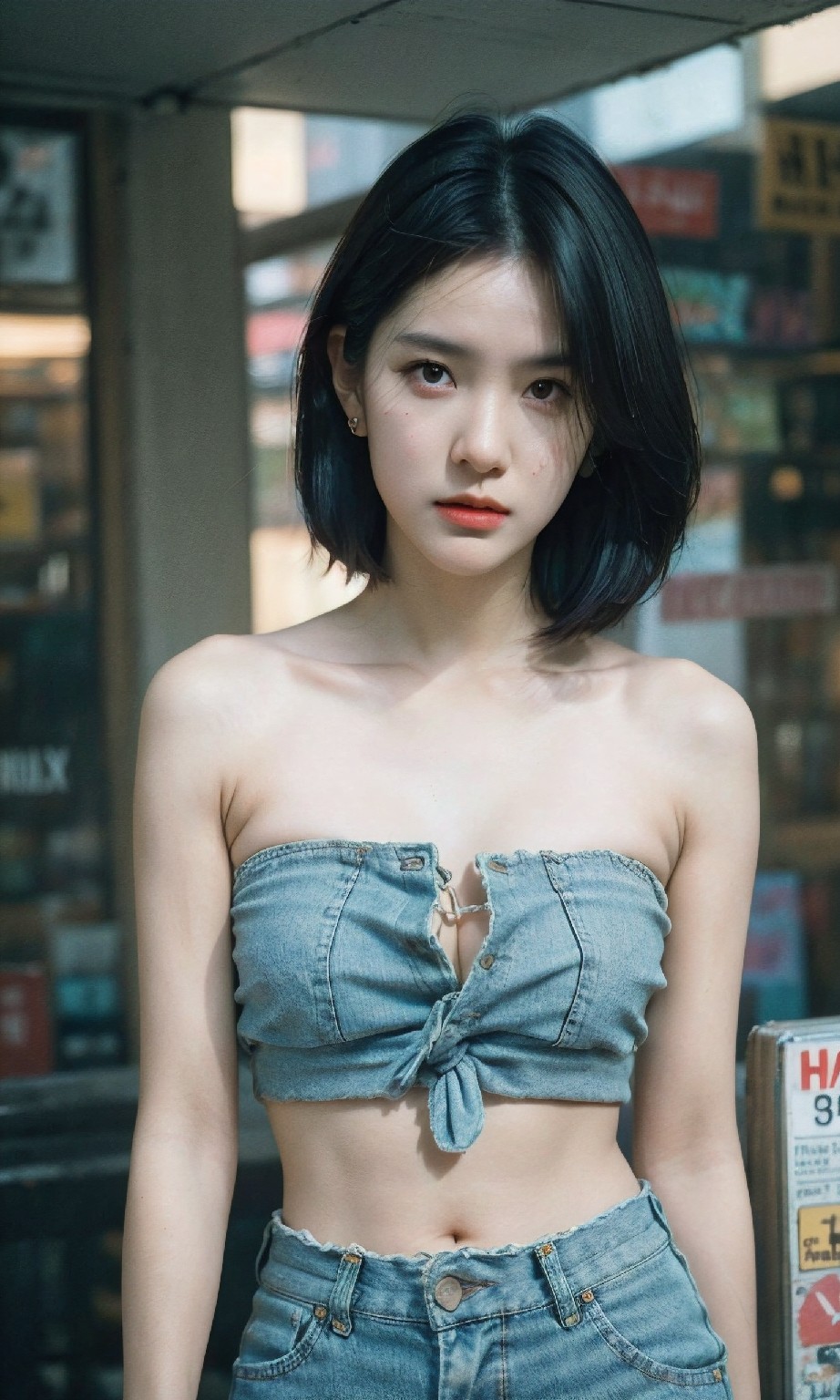 Female bookstore clerk HD +20230708