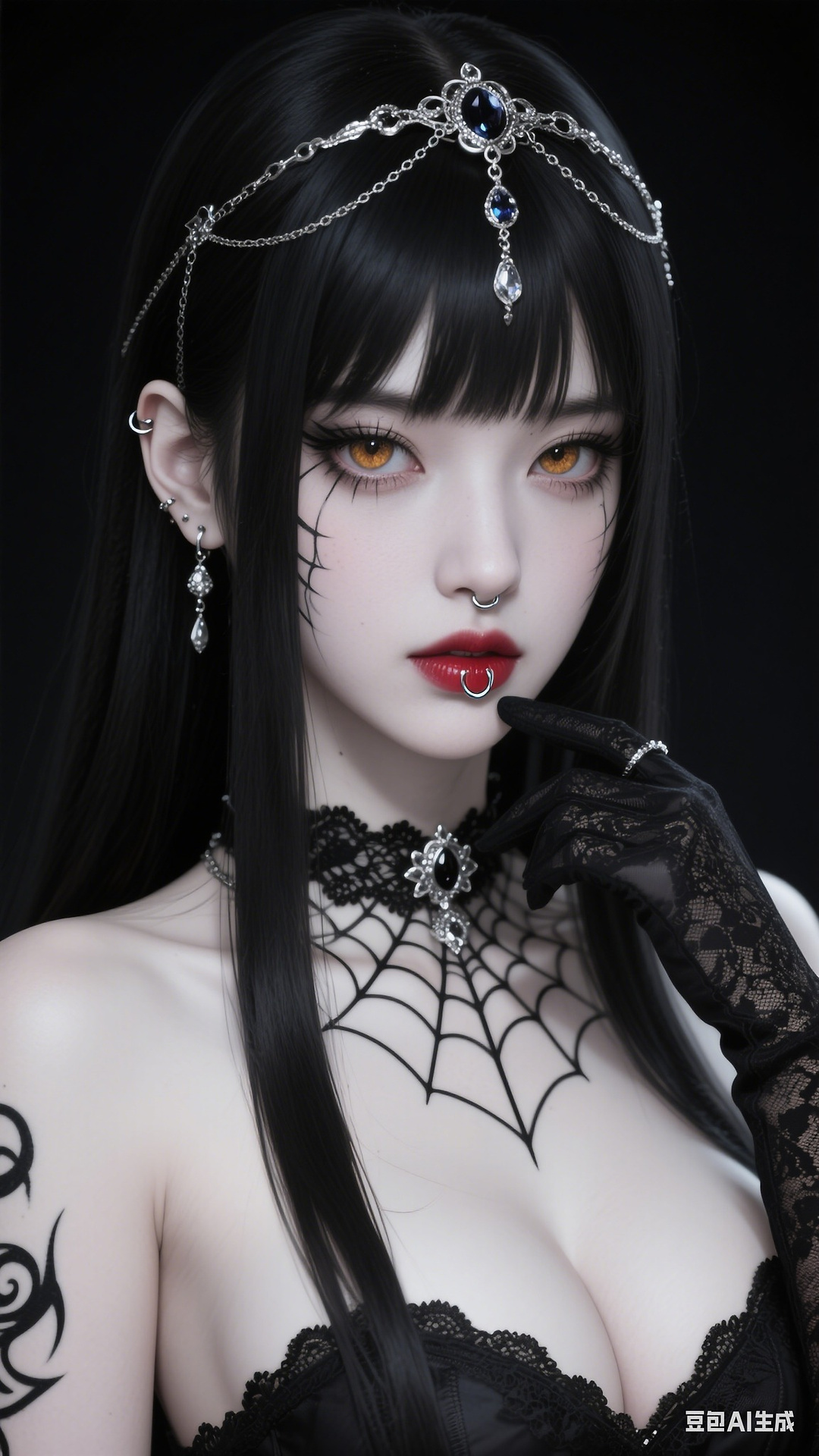 Stylish Gothic portrait