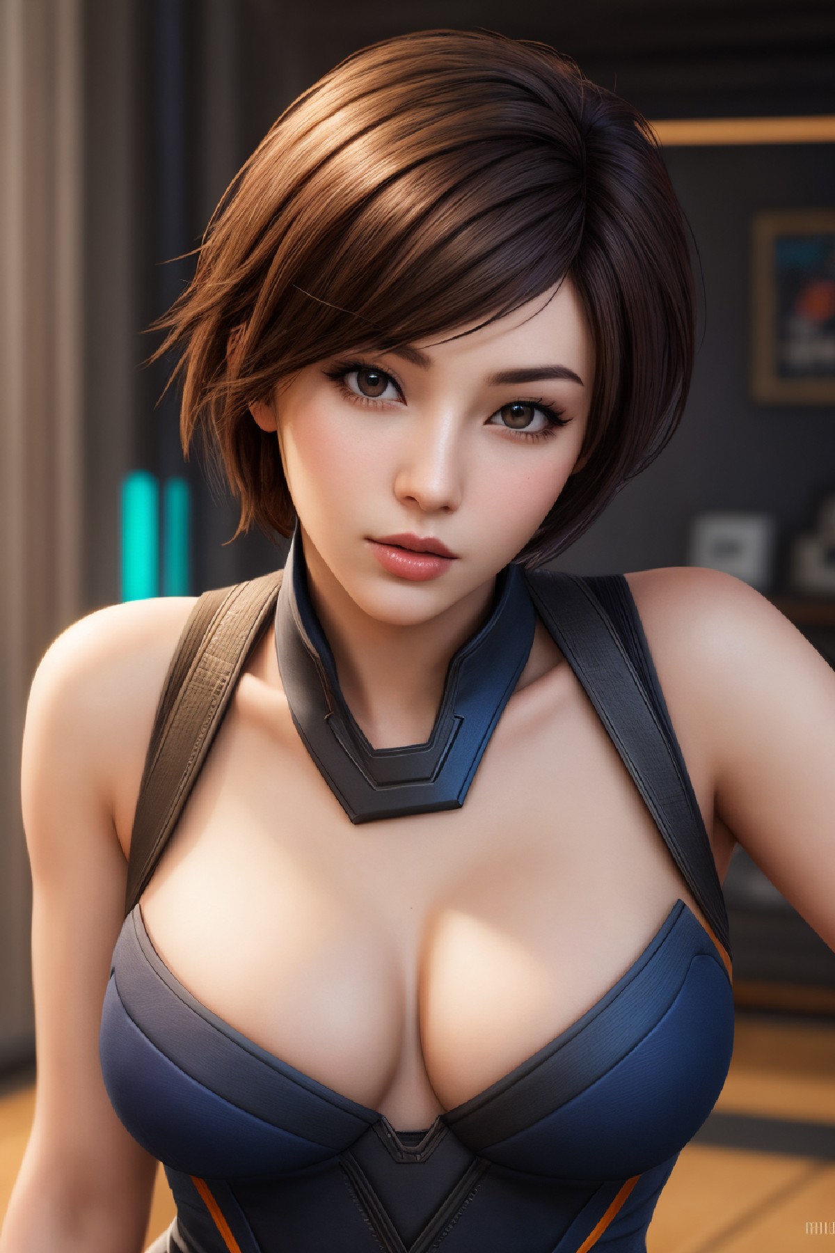 Lena Oxton, code-named "The Hunt"