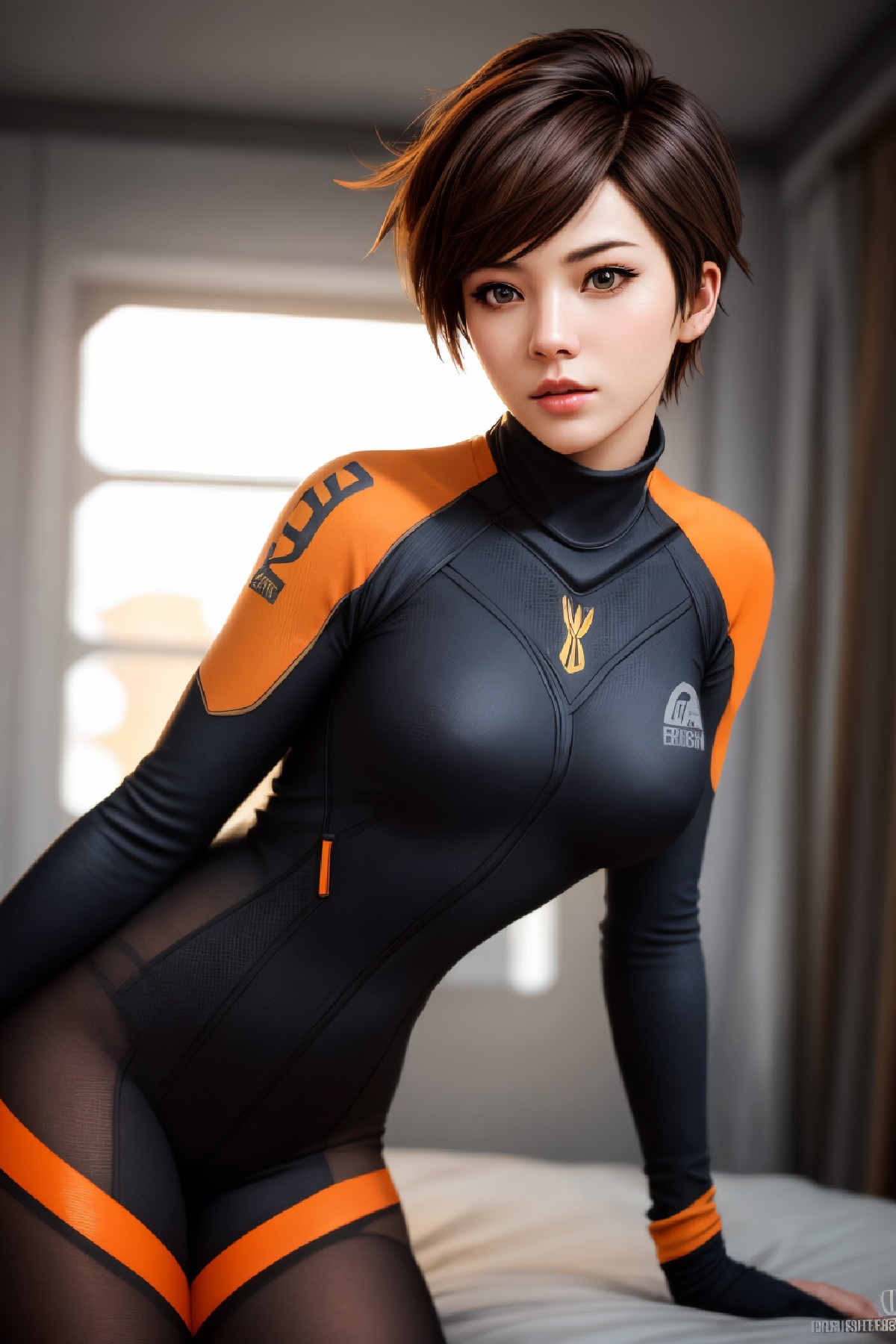 Lena Oxton, code-named "The Hunt"