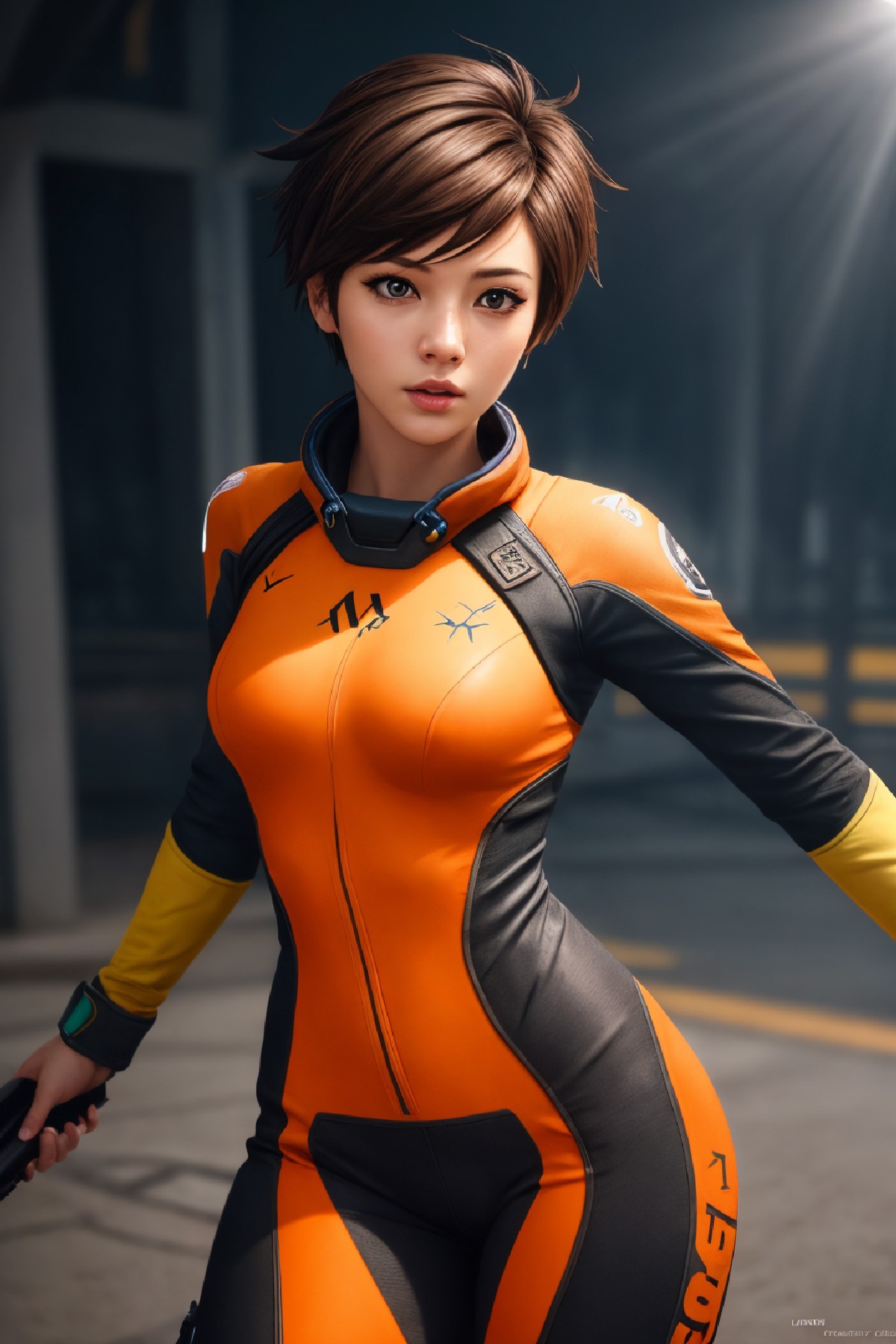 Lena Oxton, code-named "The Hunt"