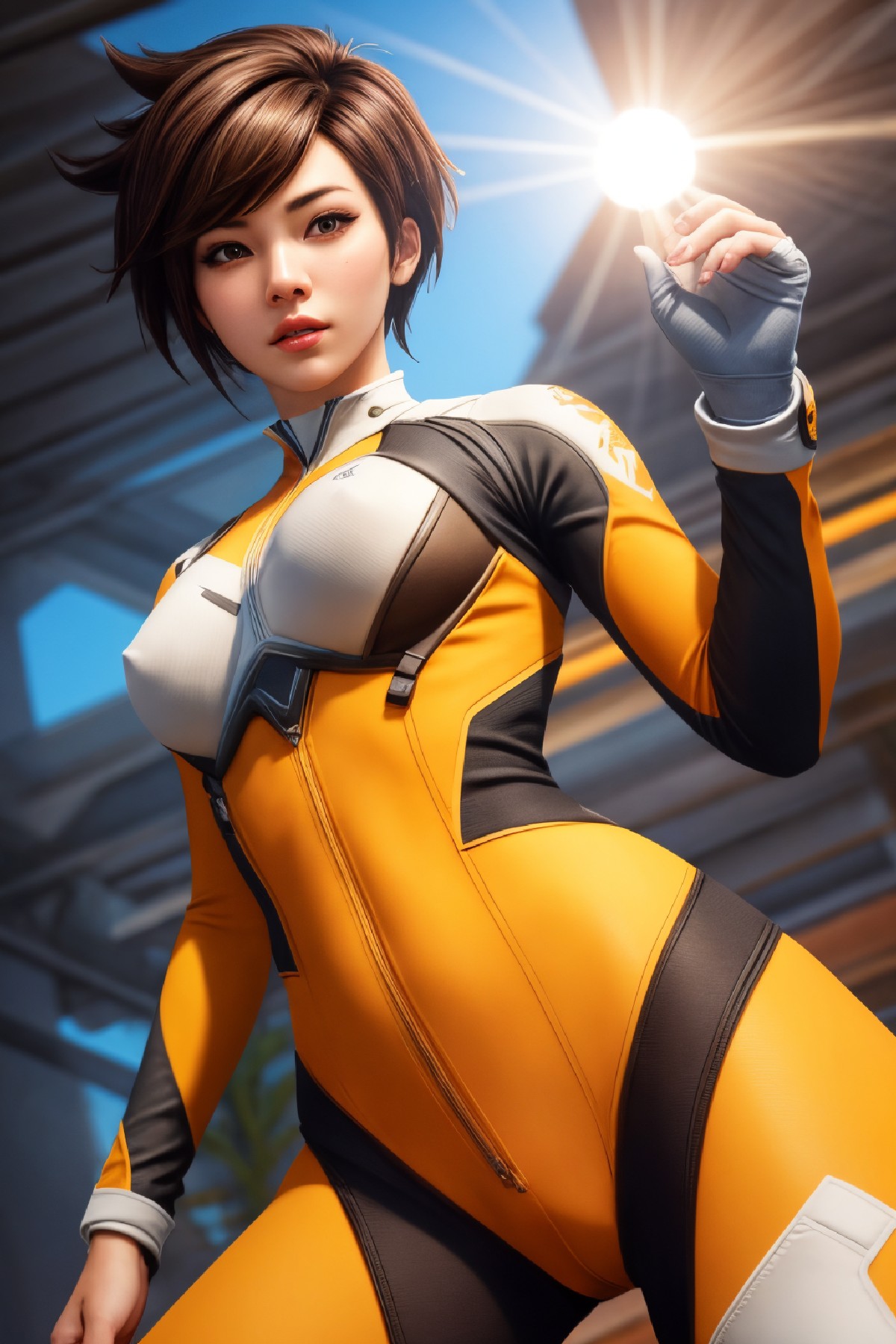 Lena Oxton, code-named "The Hunt"