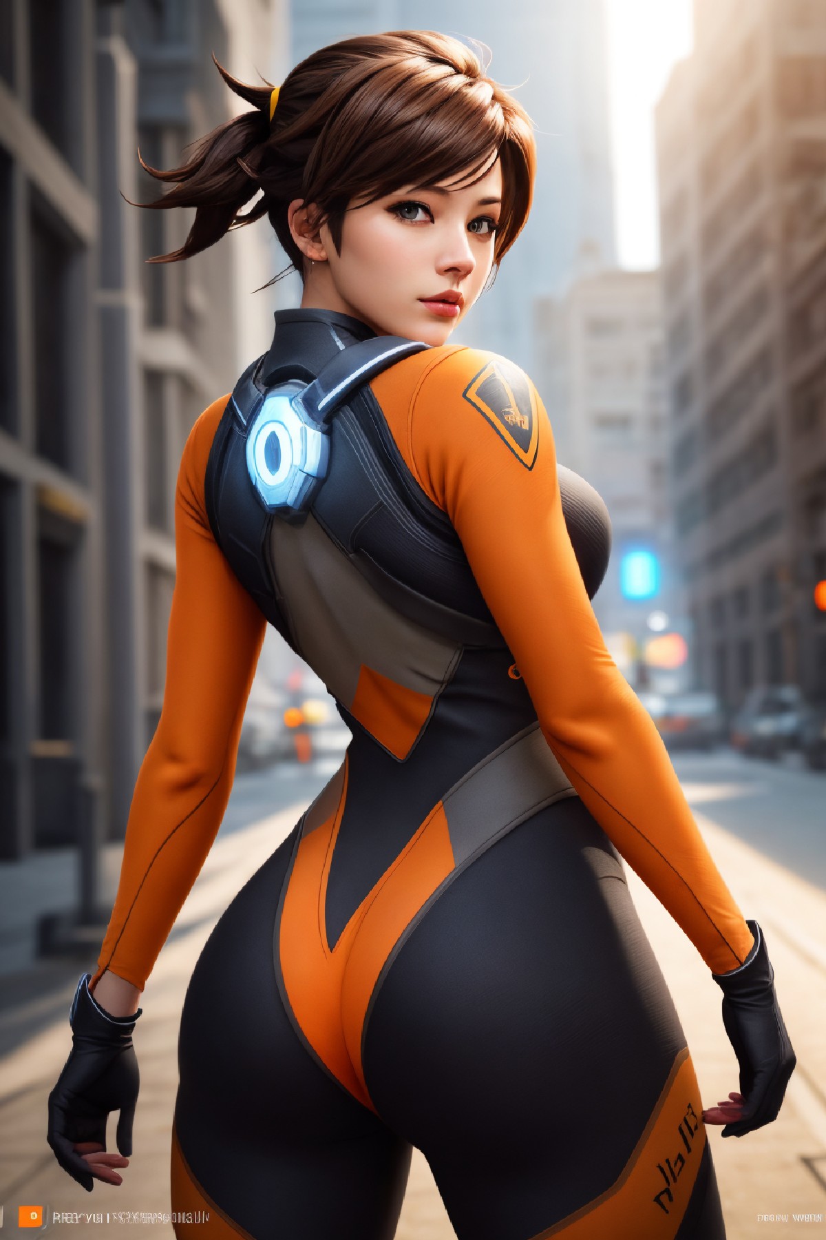 Lena Oxton, code-named "The Hunt"