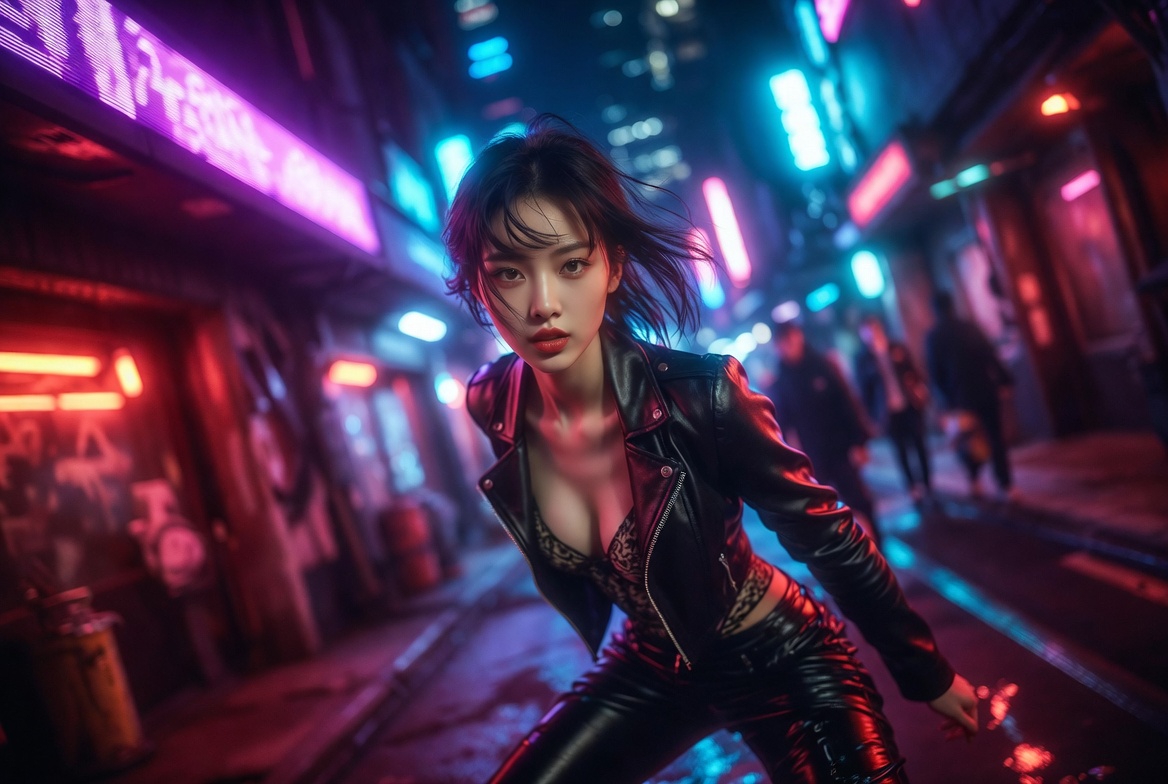 women's leather jacket