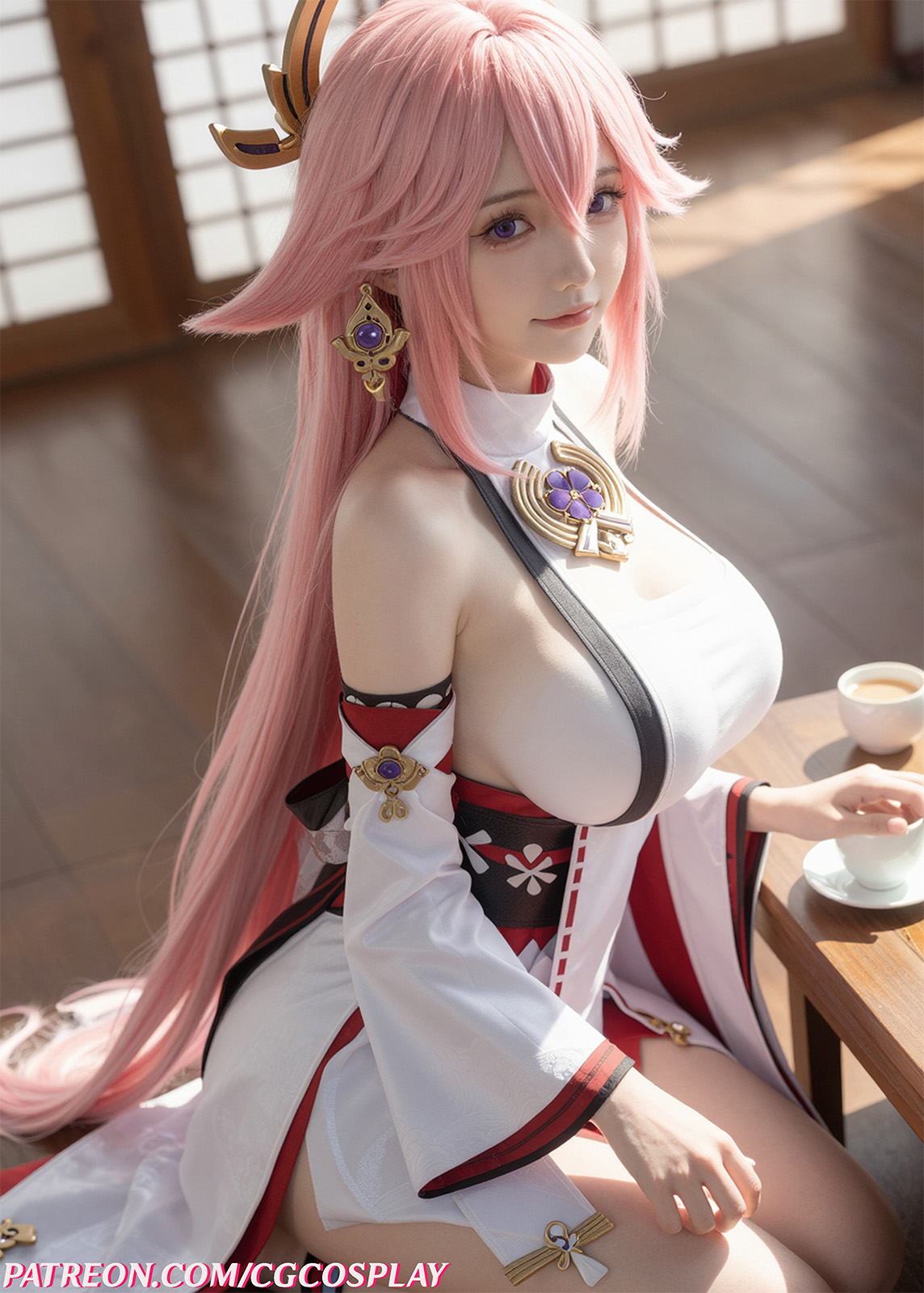 Yae Miko – Genshin Impact 🌸⛩️🦊