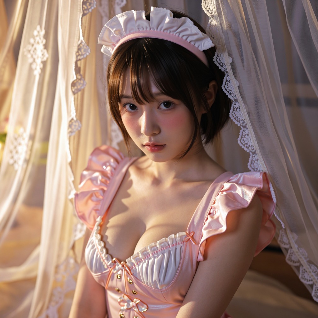 Pink Maid Outfit