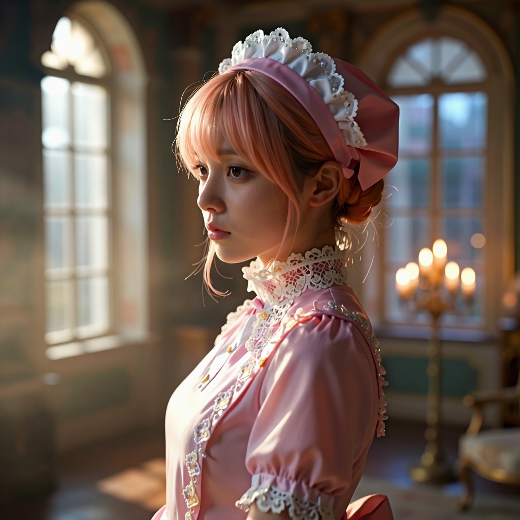 Pink Maid Outfit